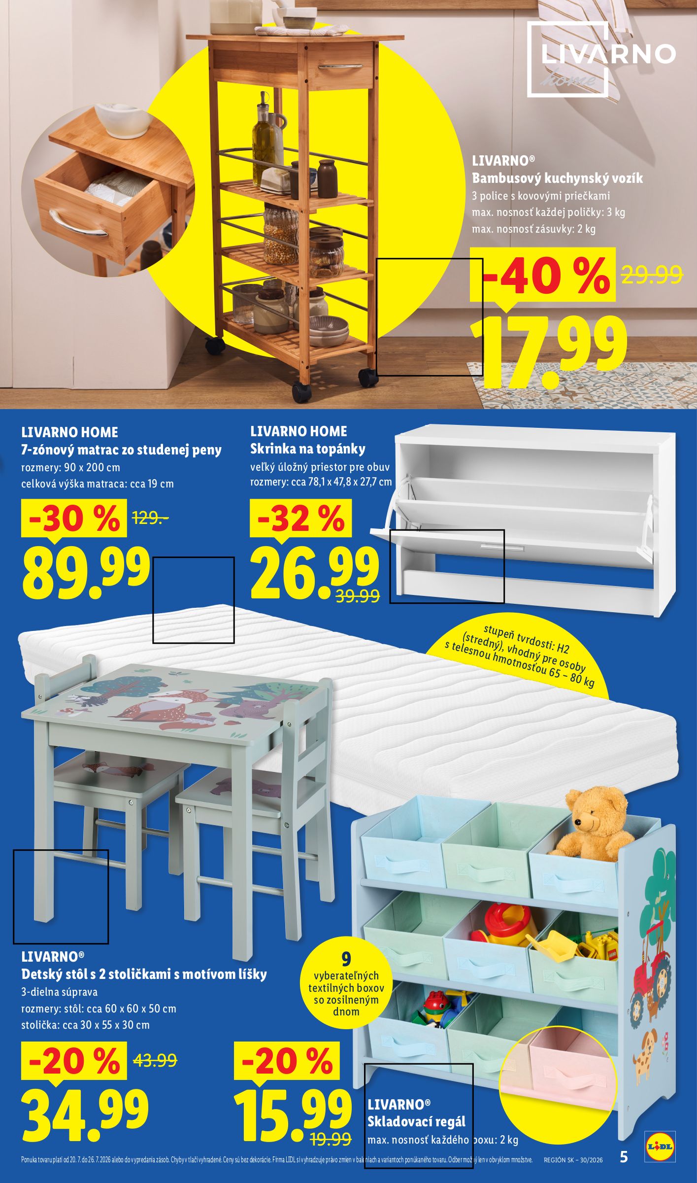lidl - Aktuálny Lidl.sk leták od pondelka, 20.07.2026 do nedele, 02.08.2026 - page: 5