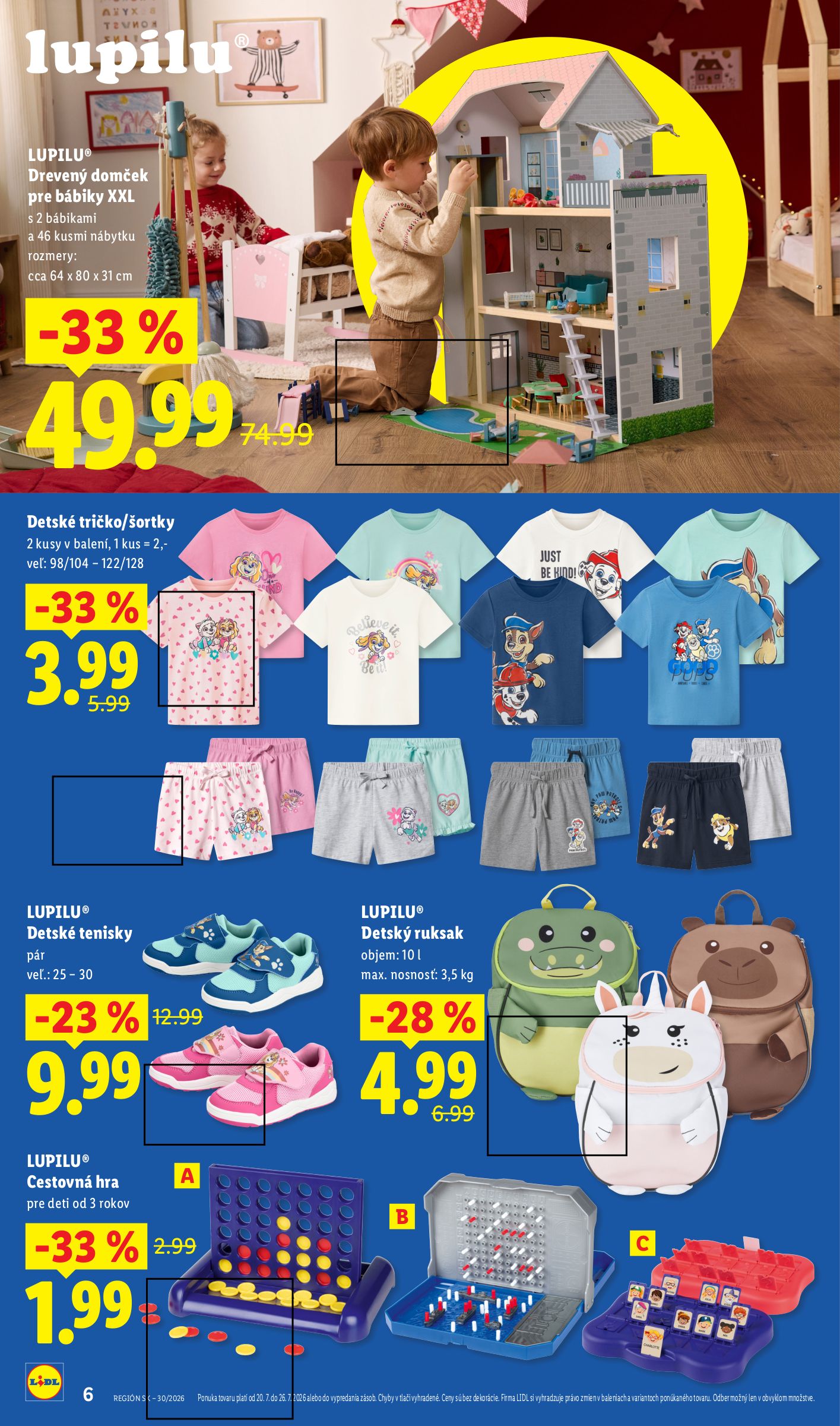 lidl - Aktuálny Lidl.sk leták od pondelka, 20.07.2026 do nedele, 02.08.2026 - page: 6