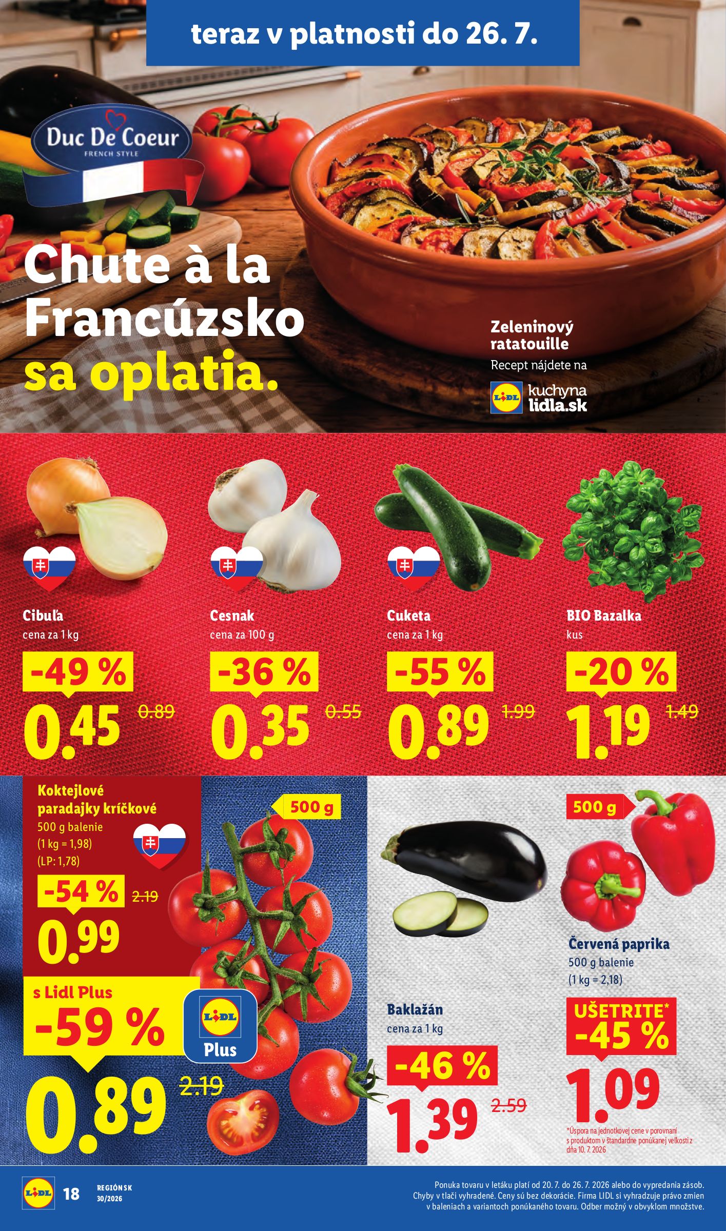 lidl - Aktuálny Lidl leták od pondelka, 20.07.2026 do nedele, 26.07.2026 - page: 52