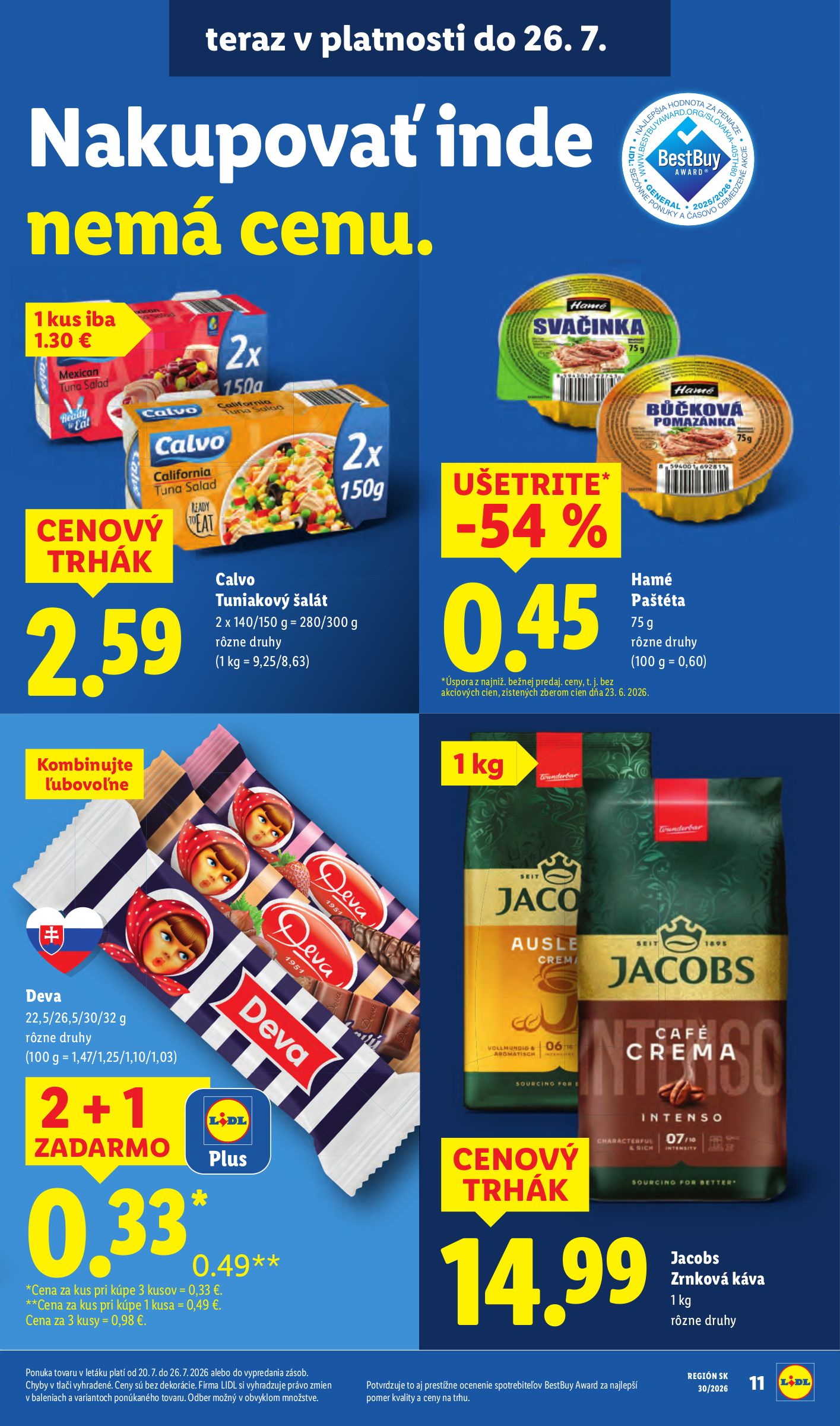 lidl - Aktuálny Lidl leták od pondelka, 20.07.2026 do nedele, 26.07.2026 - page: 23