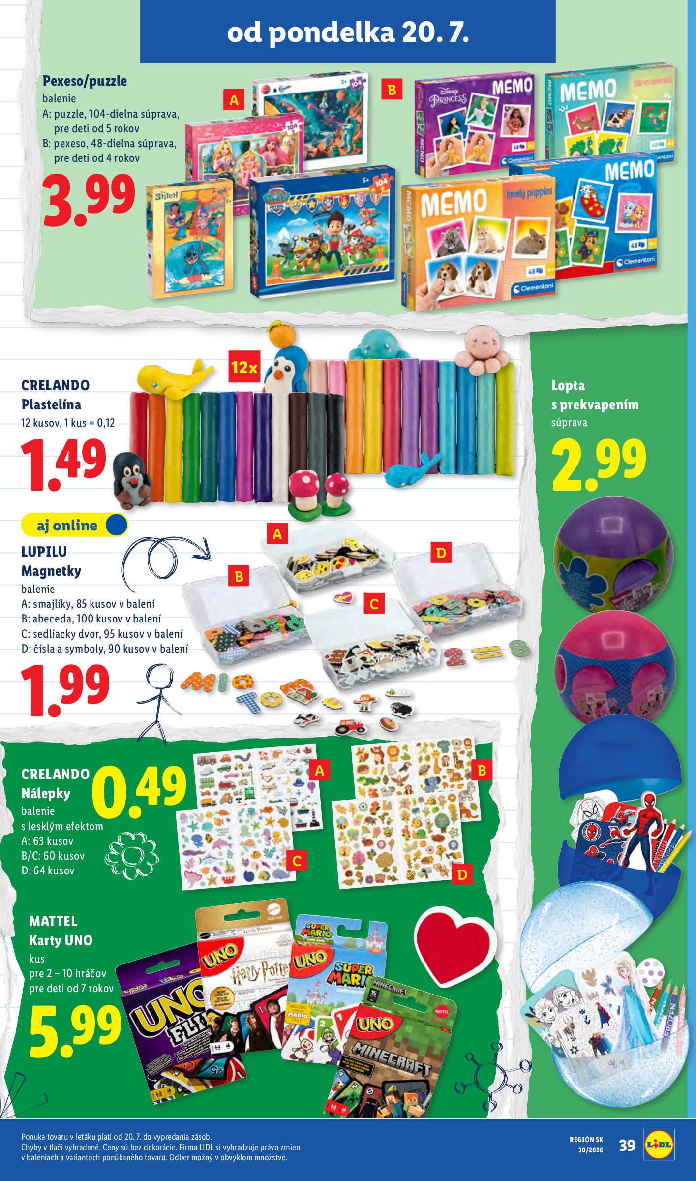 lidl - Aktuálny Lidl leták od pondelka, 20.07.2026 do nedele, 26.07.2026 - page: 99