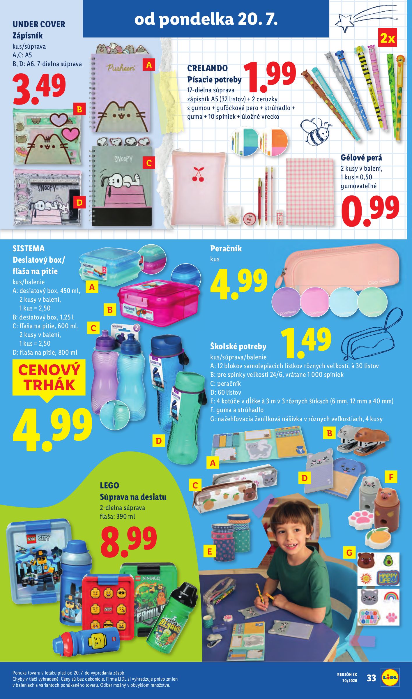 lidl - Aktuálny Lidl leták od pondelka, 20.07.2026 do nedele, 26.07.2026 - page: 89