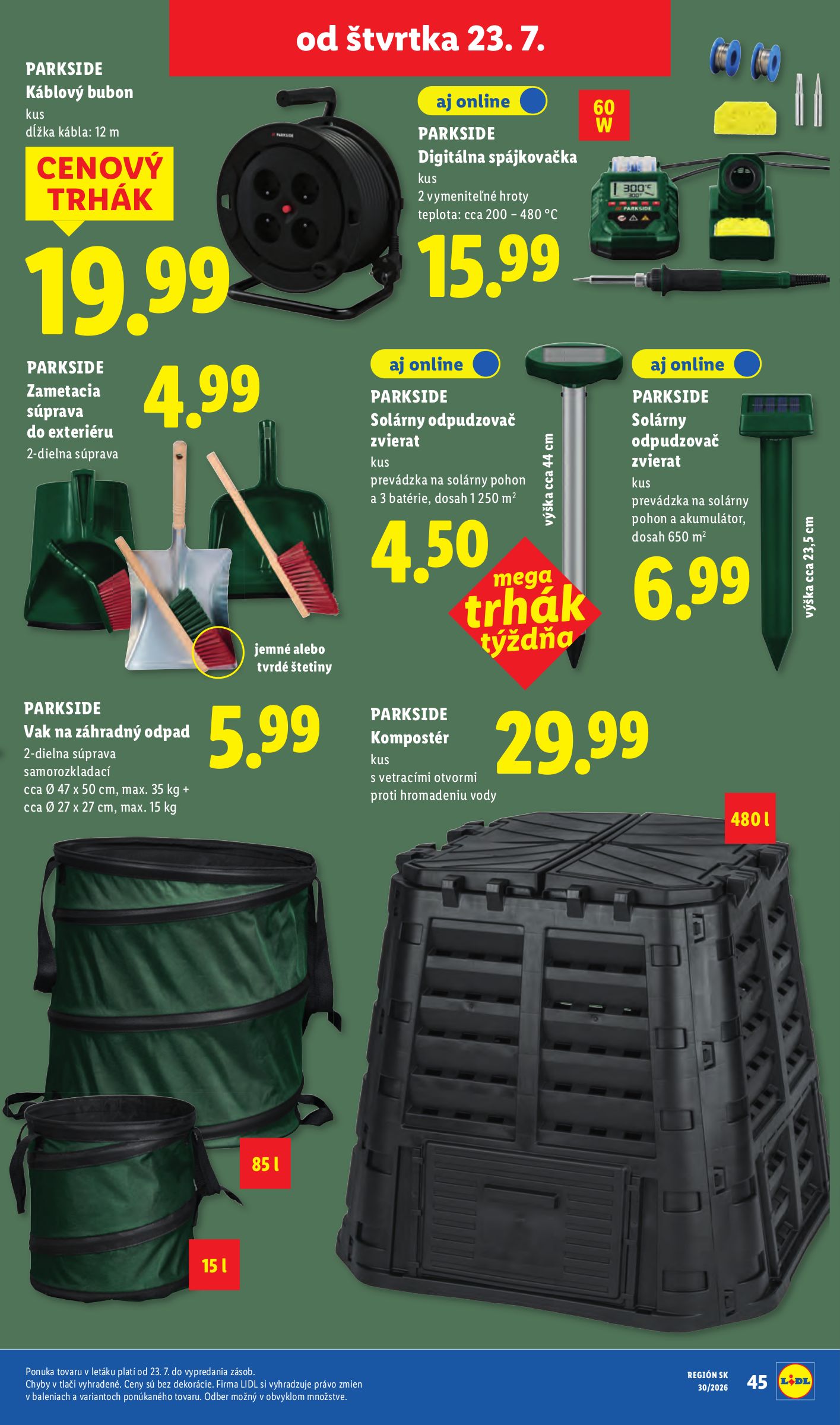 lidl - Aktuálny Lidl leták od pondelka, 20.07.2026 do nedele, 26.07.2026 - page: 77
