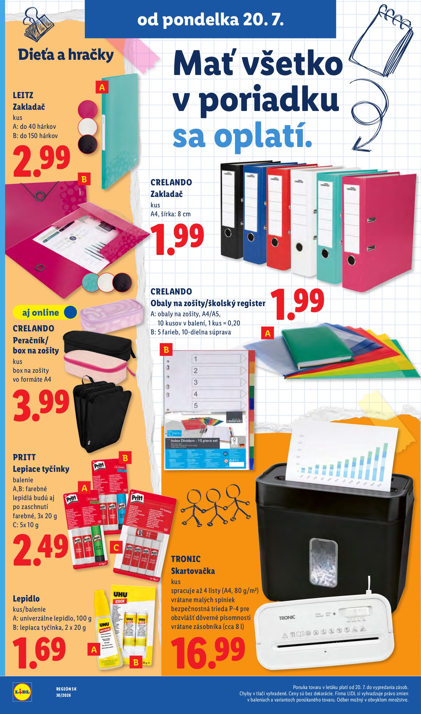 lidl - Aktuálny Lidl leták od pondelka, 20.07.2026 do nedele, 26.07.2026 - page: 94