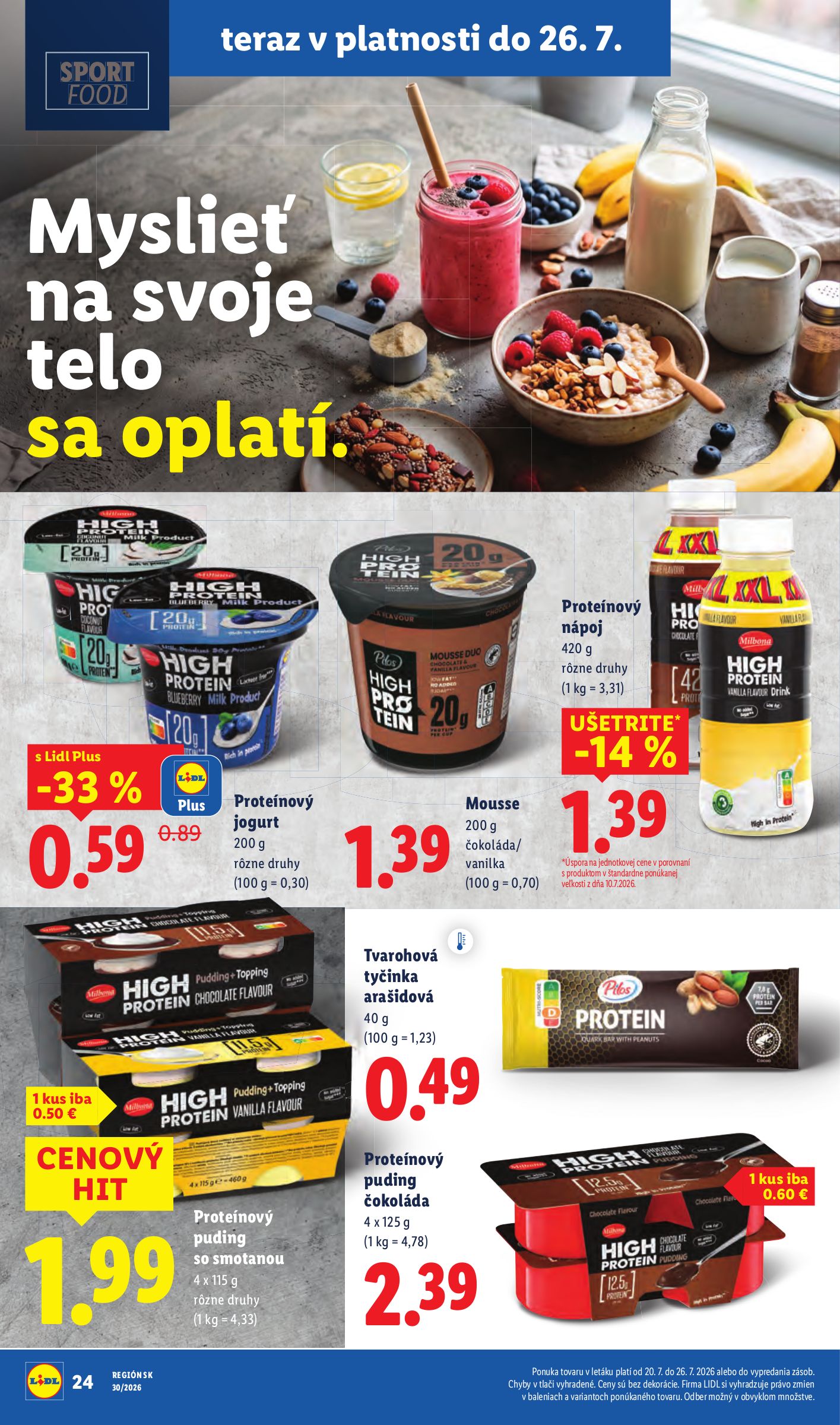 lidl - Aktuálny Lidl leták od pondelka, 20.07.2026 do nedele, 26.07.2026 - page: 62