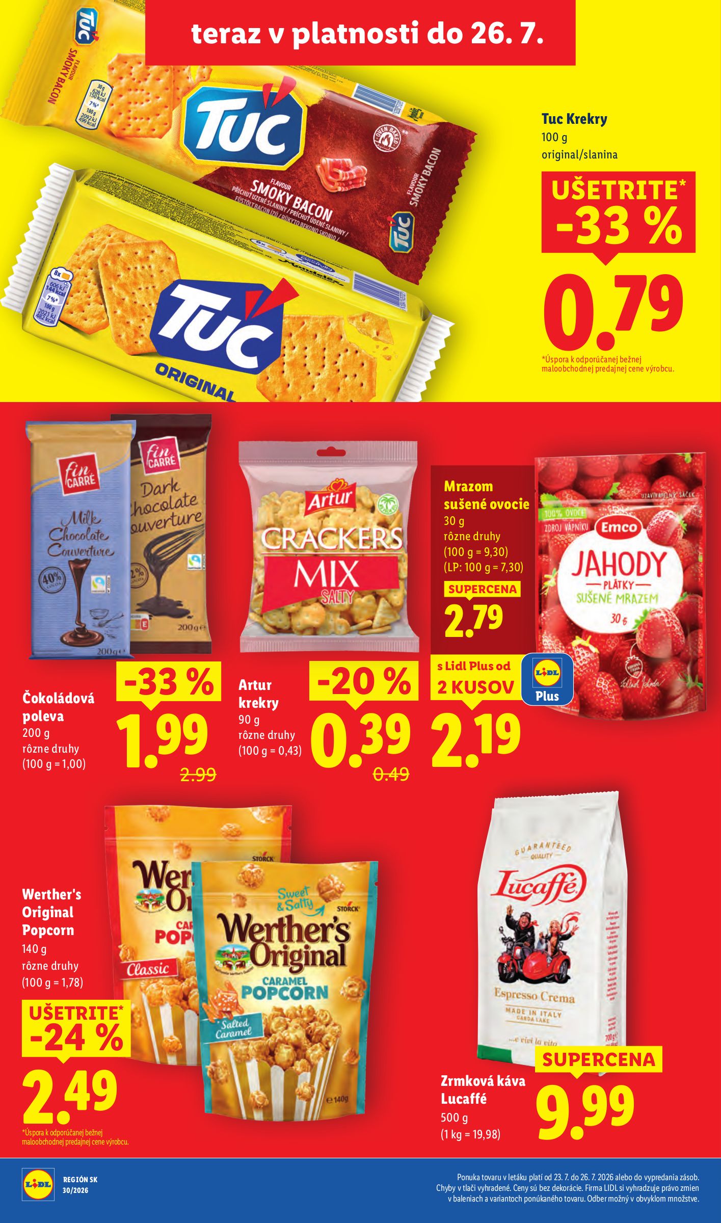 lidl - Aktuálny Lidl leták od pondelka, 20.07.2026 do nedele, 26.07.2026 - page: 34