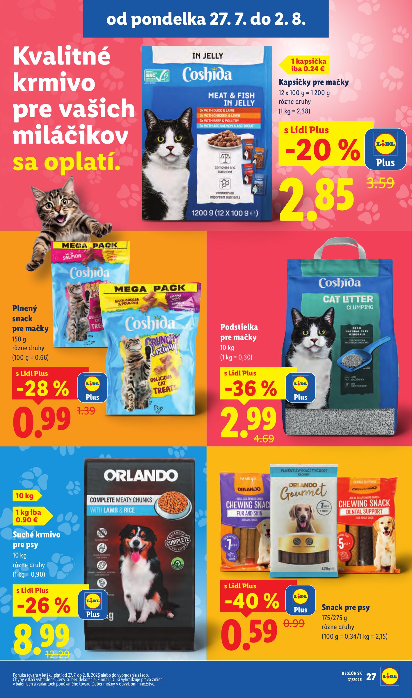 lidl - Nový Lidl leták od pondelka, 27.07.2026 do nedele, 02.08.2026 - page: 23