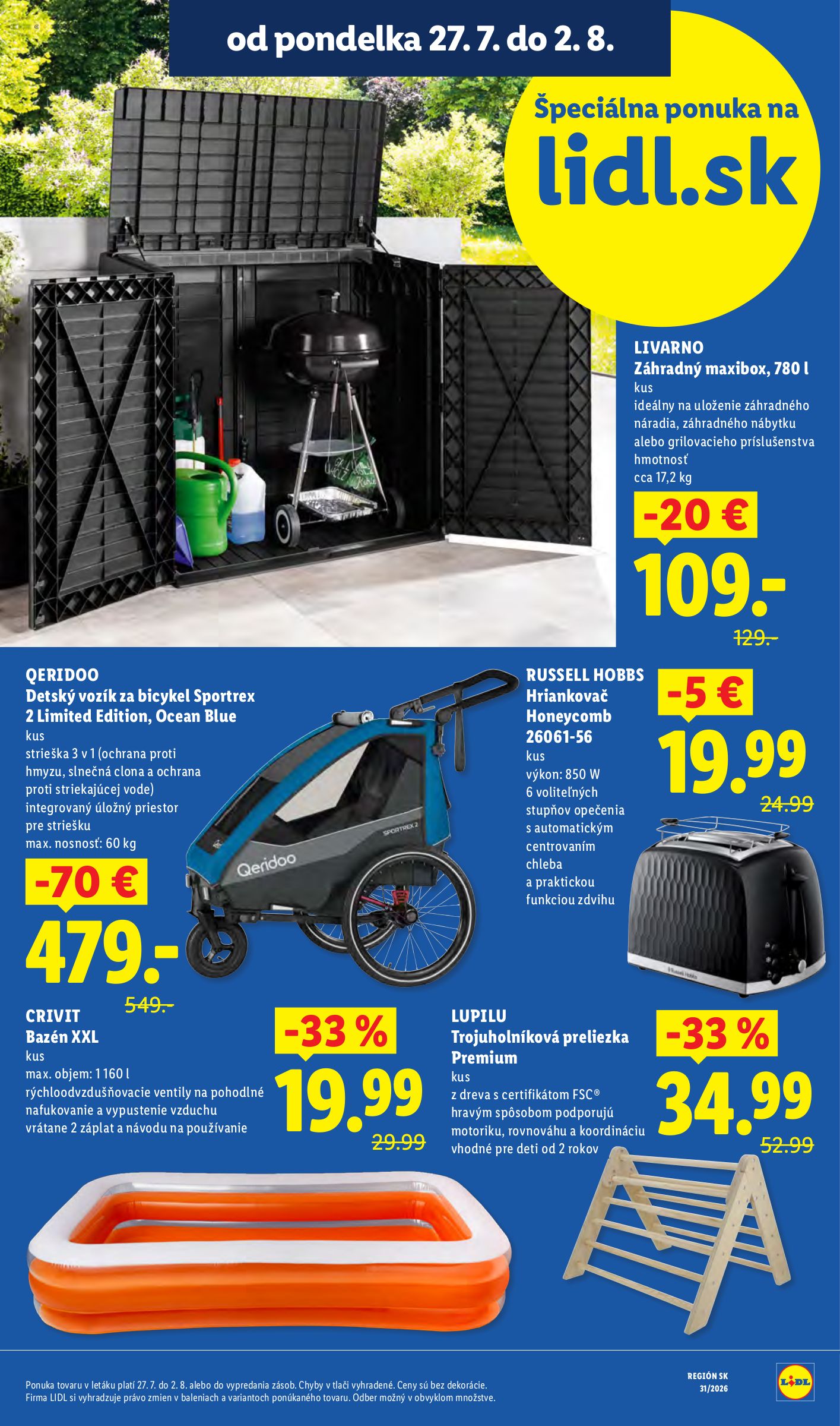 lidl - Nový Lidl leták od pondelka, 27.07.2026 do nedele, 02.08.2026 - page: 7