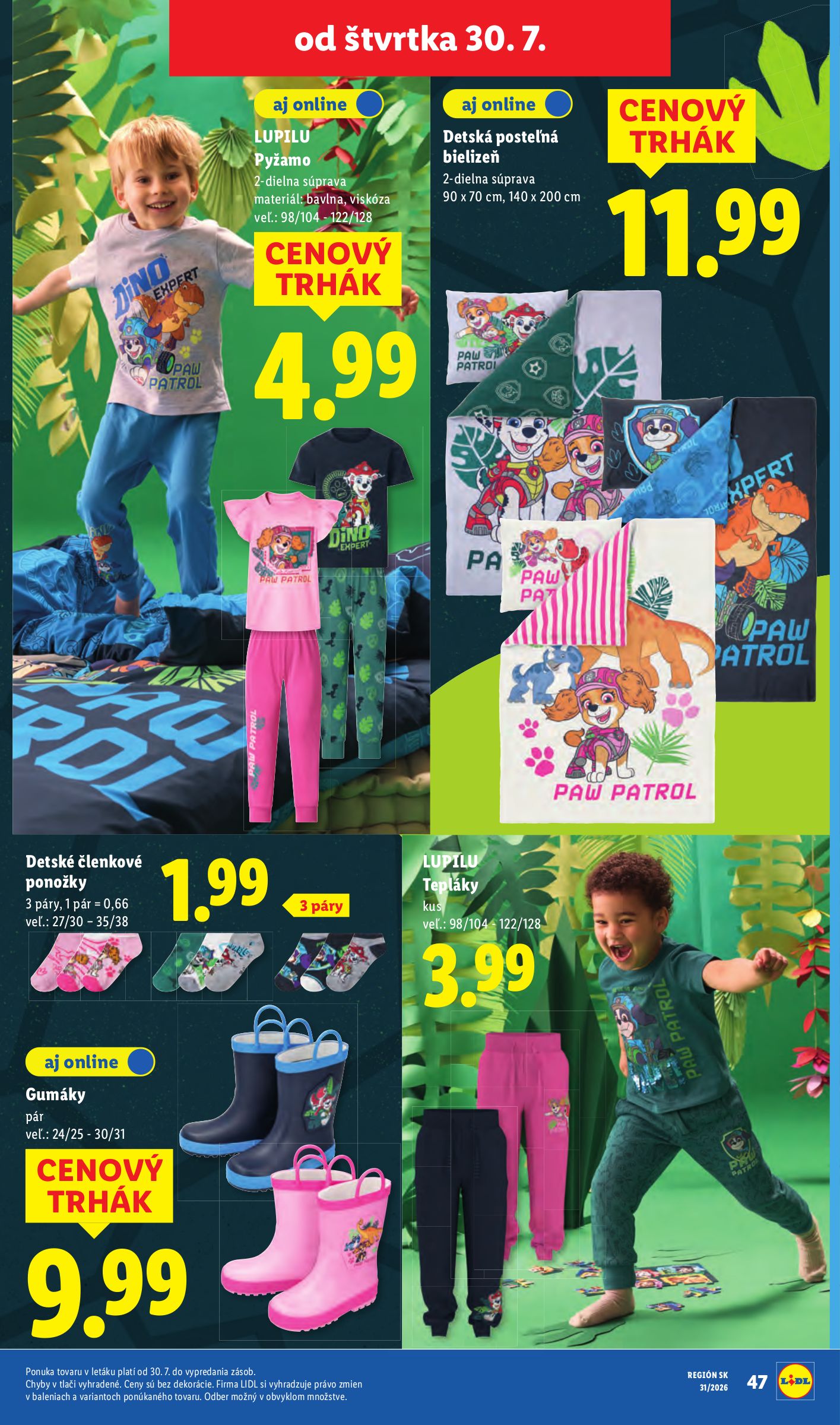 lidl - Nový Lidl leták od pondelka, 27.07.2026 do nedele, 02.08.2026 - page: 97