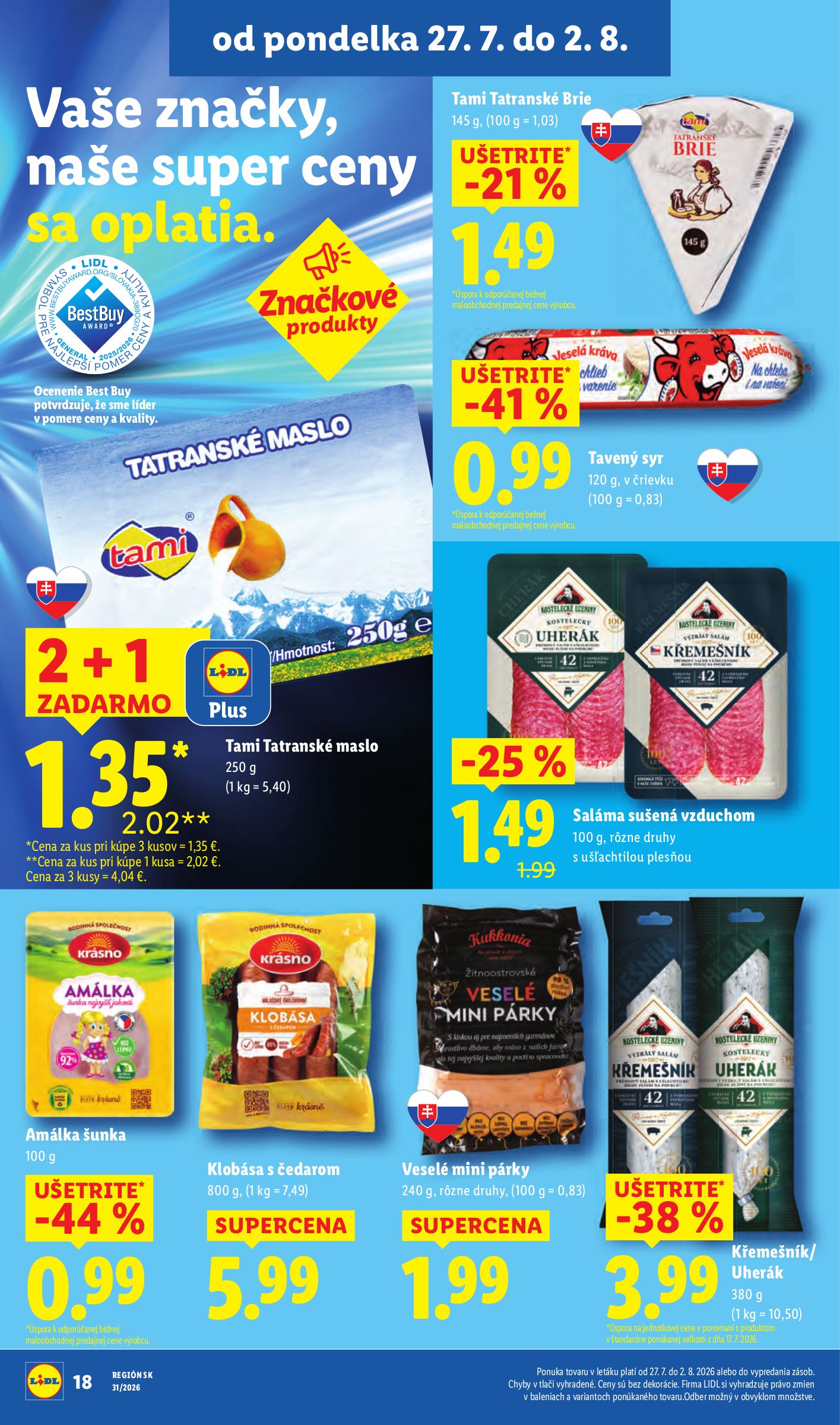 lidl - Nový Lidl leták od pondelka, 27.07.2026 do nedele, 02.08.2026 - page: 26