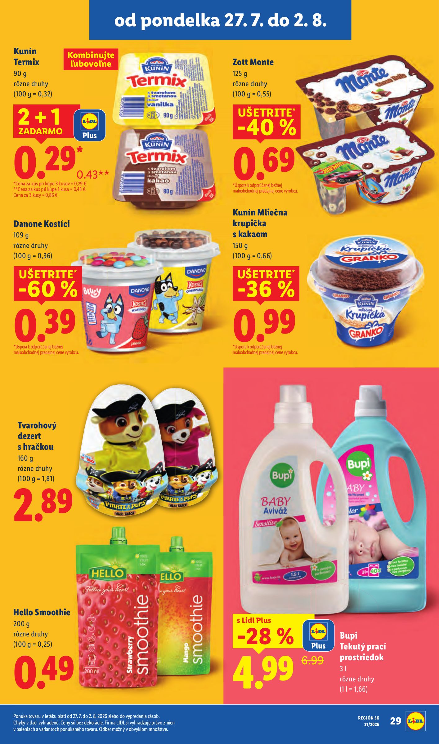 lidl - Nový Lidl leták od pondelka, 27.07.2026 do nedele, 02.08.2026 - page: 41