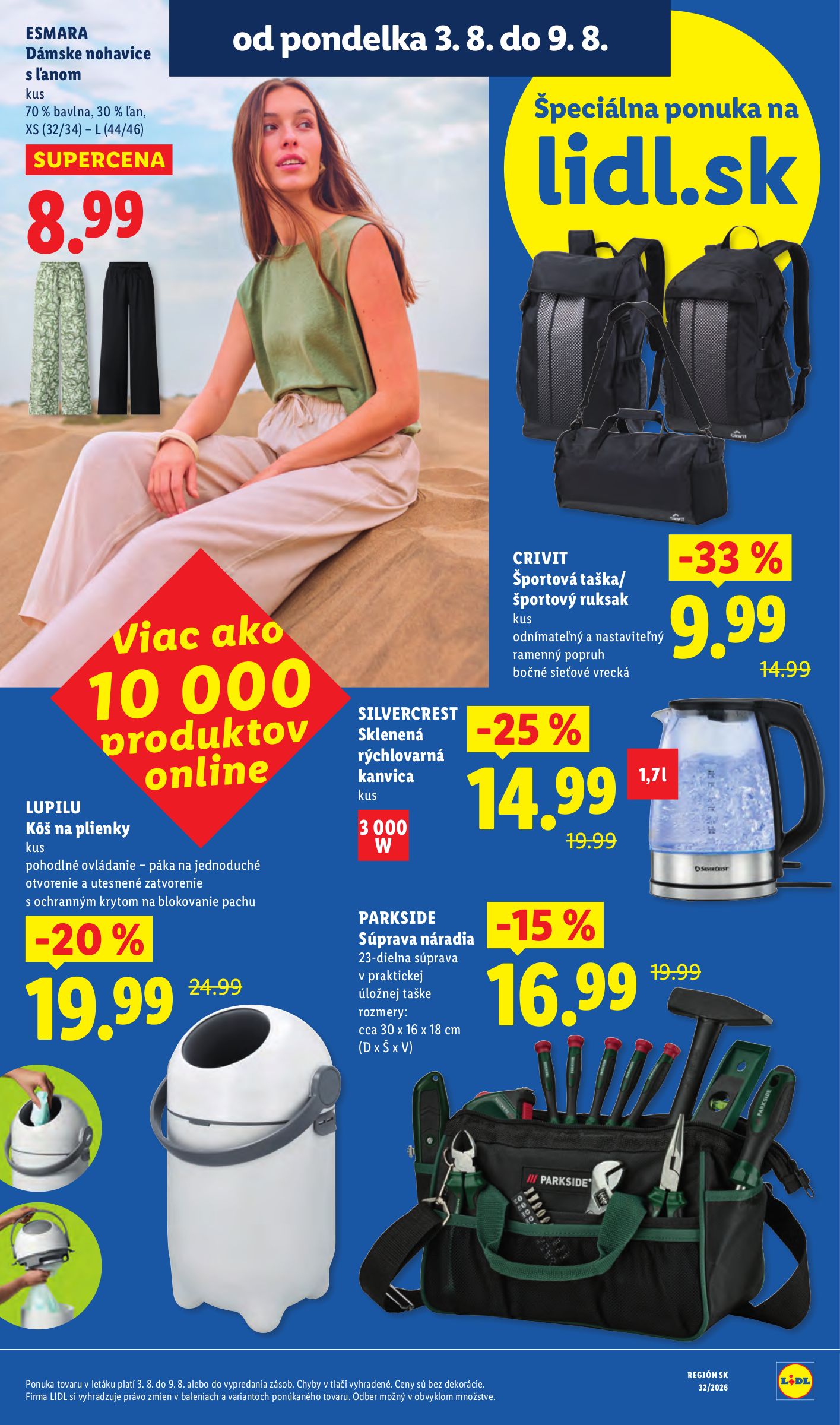 lidl - Nový Lidl leták od pondelka, 03.08.2026 do nedele, 09.08.2026 - page: 9