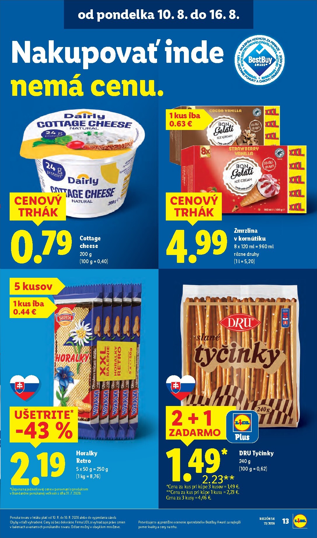 lidl - Nový Lidl leták od pondelka, 10.08.2026 do nedele, 16.08.2026 - page: 17