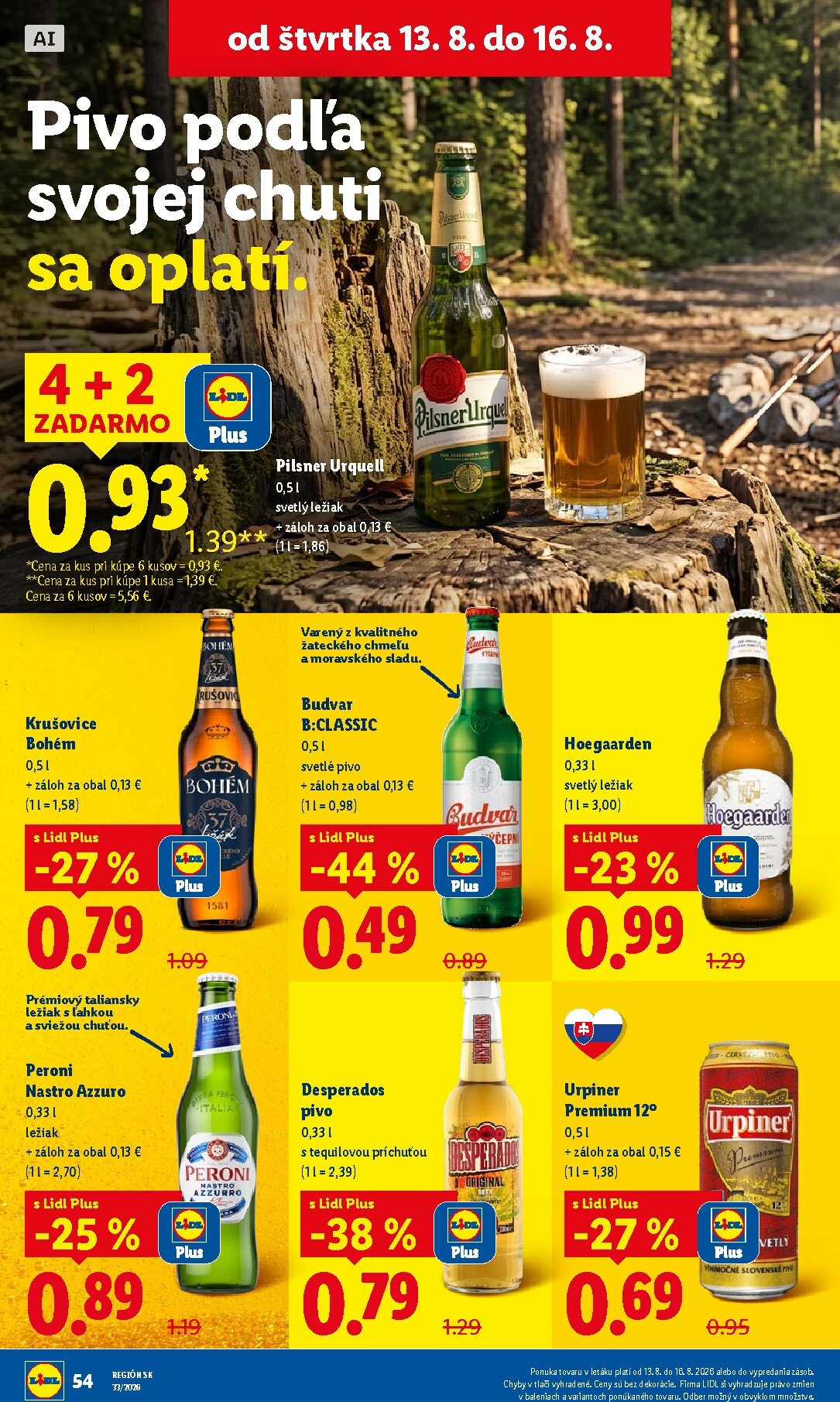 lidl - Nový Lidl leták od pondelka, 10.08.2026 do nedele, 16.08.2026 - page: 70