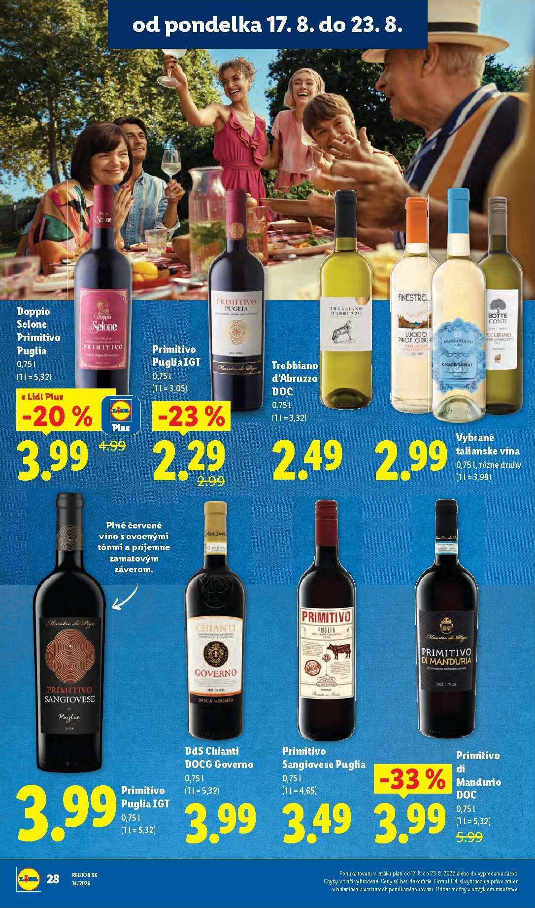 lidl - Nový Lidl leták od pondelka, 17.08.2026 do nedele, 23.08.2026 - page: 34