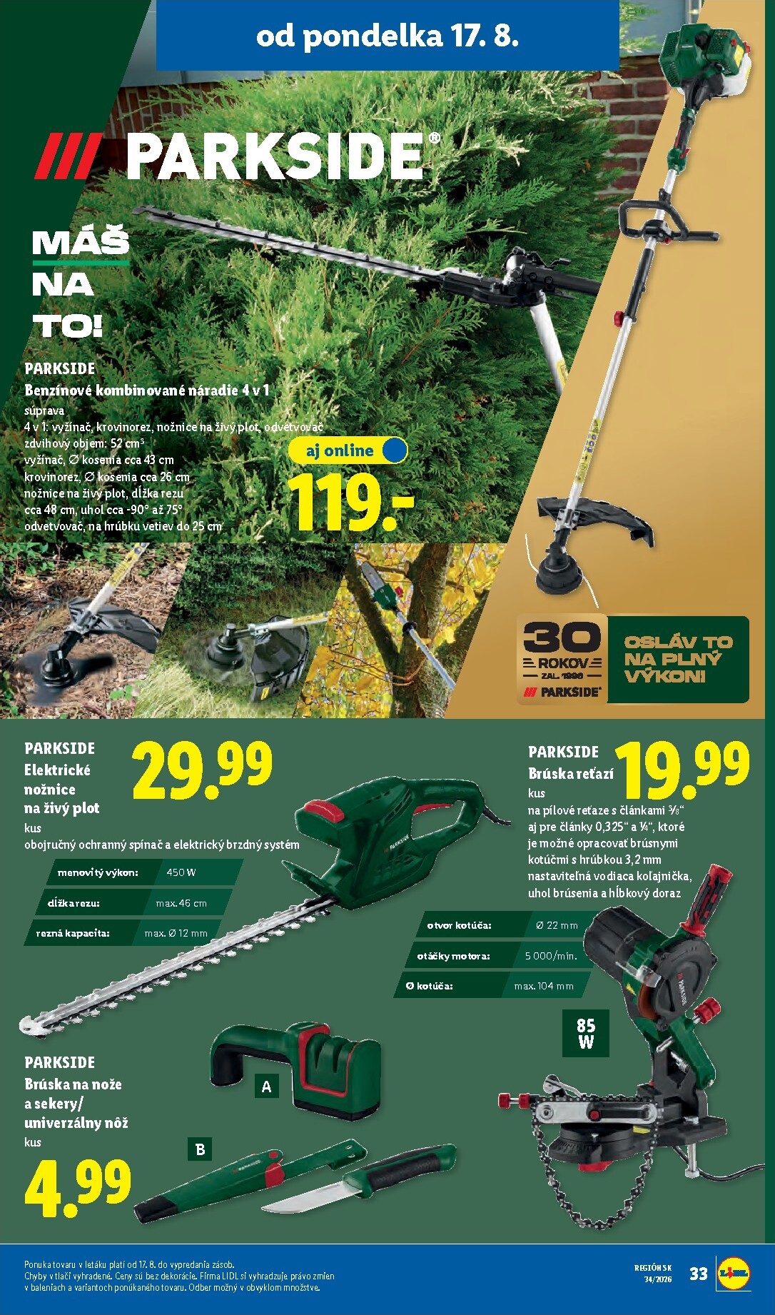 lidl - Nový Lidl leták od pondelka, 17.08.2026 do nedele, 23.08.2026 - page: 47