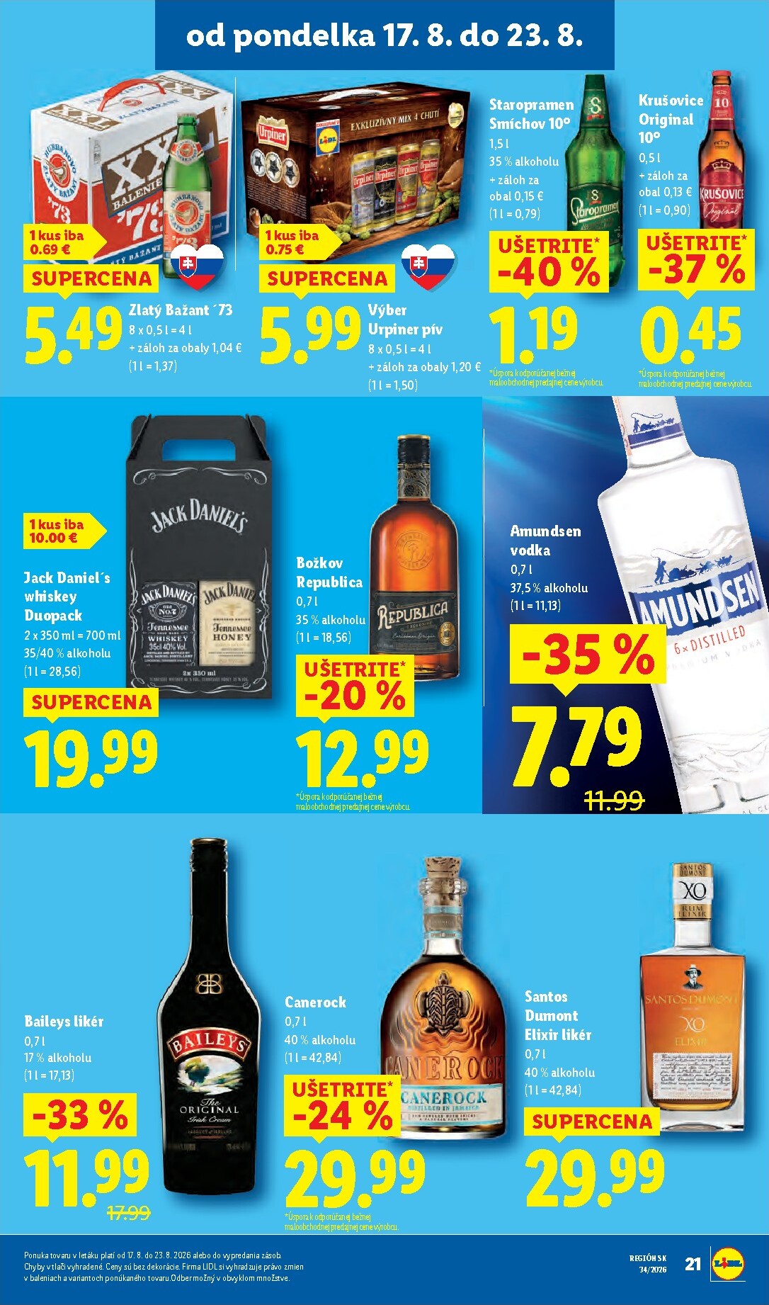lidl - Nový Lidl leták od pondelka, 17.08.2026 do nedele, 23.08.2026 - page: 25