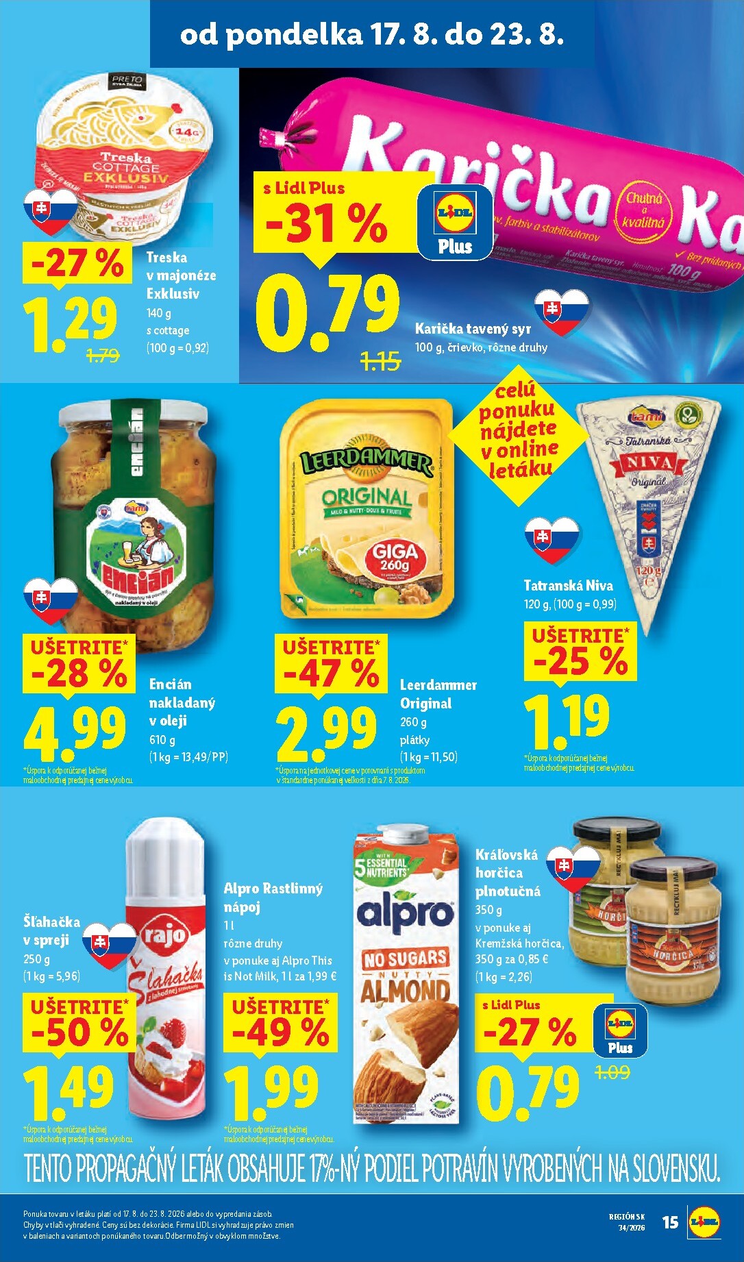 lidl - Nový Lidl leták od pondelka, 17.08.2026 do nedele, 23.08.2026 - page: 19