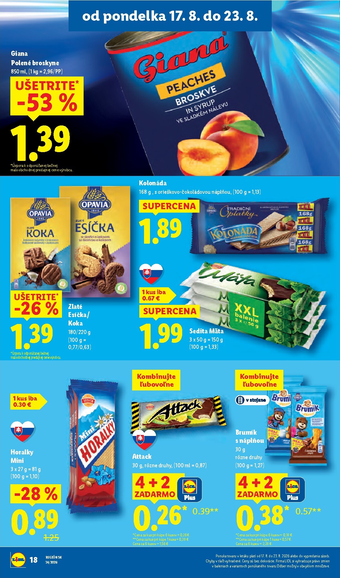 lidl - Nový Lidl leták od pondelka, 17.08.2026 do nedele, 23.08.2026 - page: 22