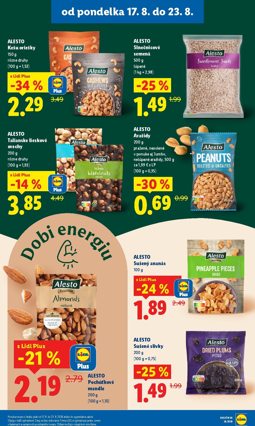lidl - Nový Lidl leták od pondelka, 17.08.2026 do nedele, 23.08.2026 - page: 39