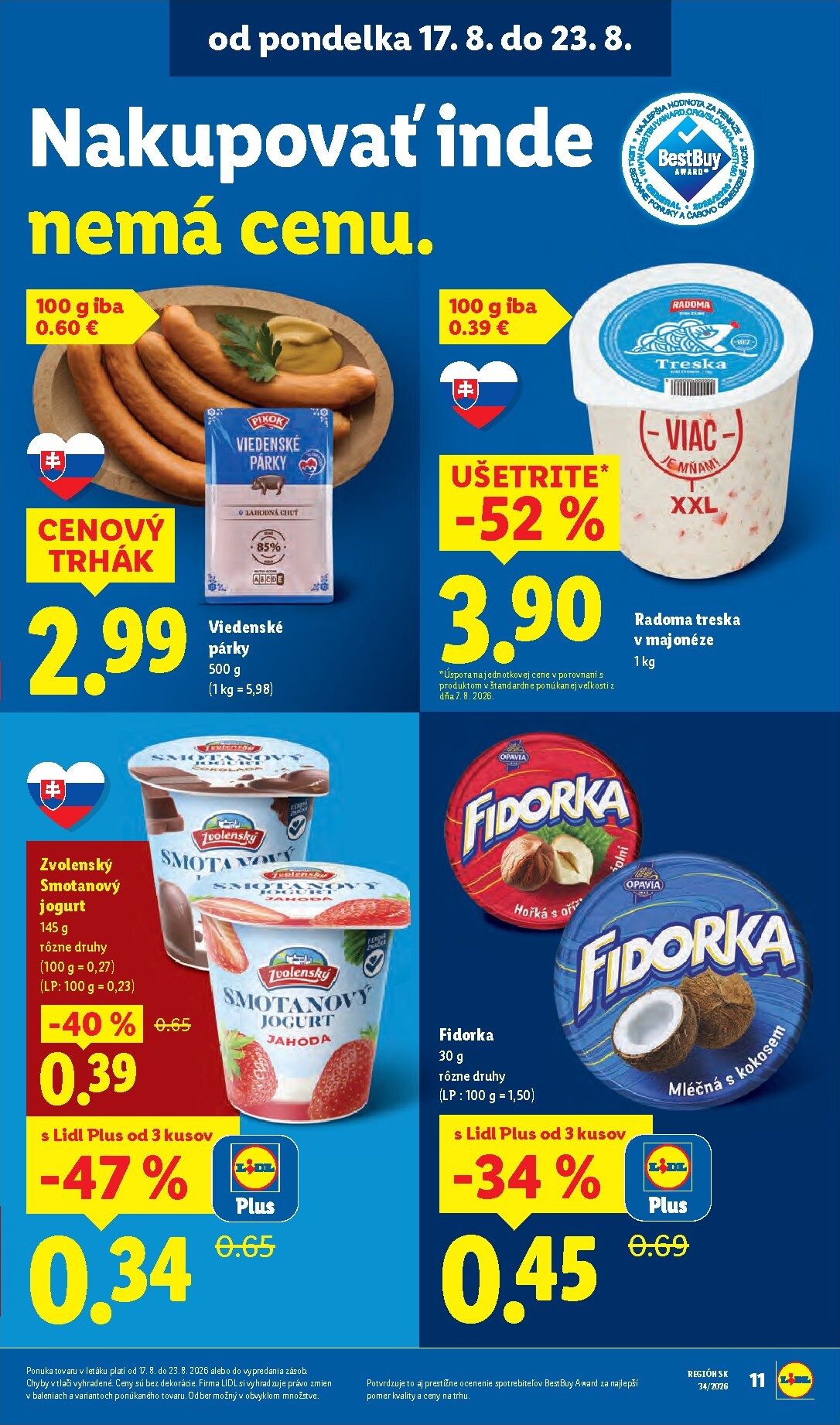 lidl - Nový Lidl leták od pondelka, 17.08.2026 do nedele, 23.08.2026 - page: 15