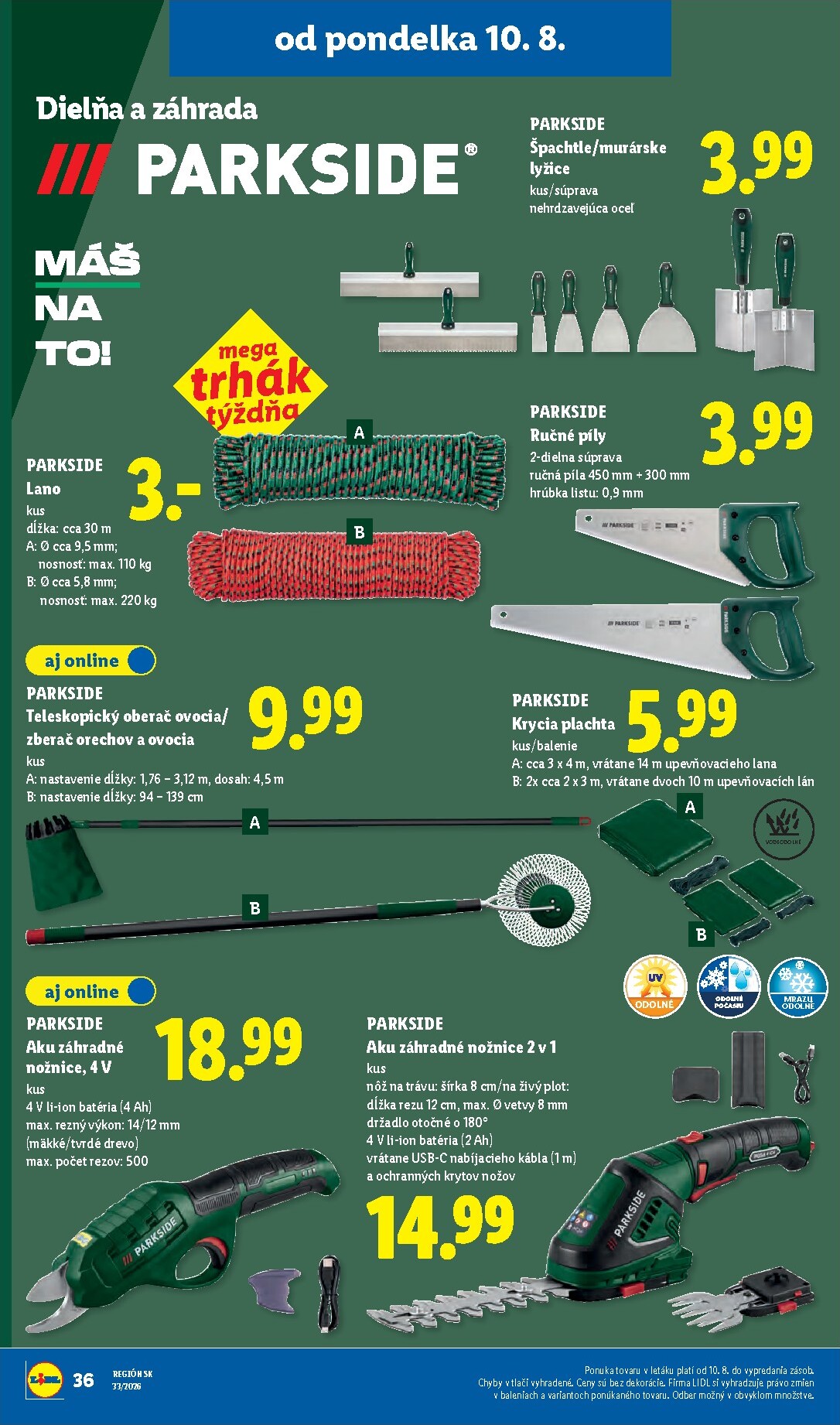 lidl - Aktuálny Lidl leták od pondelka, 10.08.2026 do nedele, 16.08.2026 - page: 90