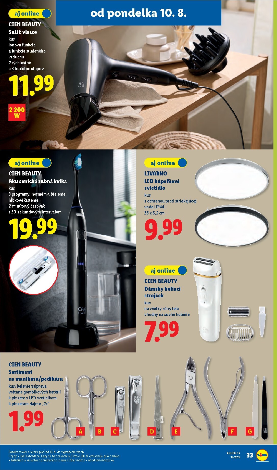 lidl - Aktuálny Lidl leták od pondelka, 10.08.2026 do nedele, 16.08.2026 - page: 87