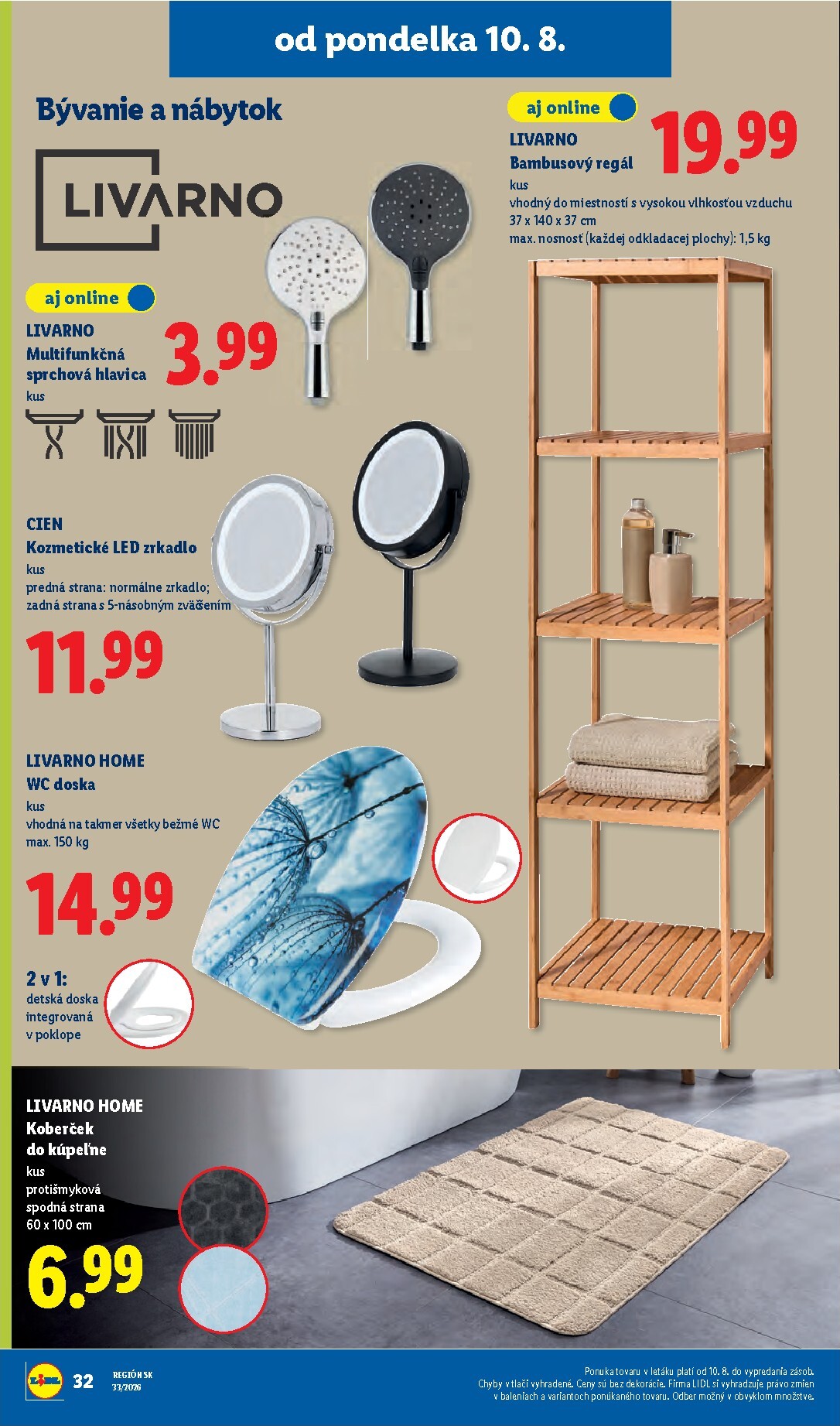lidl - Aktuálny Lidl leták od pondelka, 10.08.2026 do nedele, 16.08.2026 - page: 86
