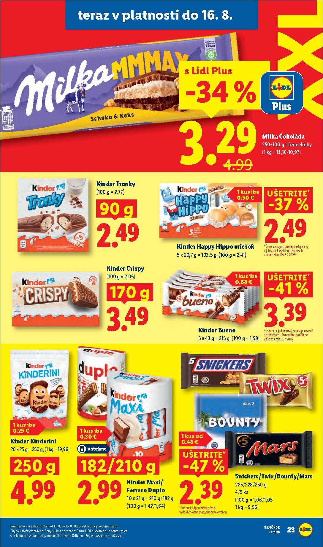 lidl - Aktuálny Lidl leták od pondelka, 10.08.2026 do nedele, 16.08.2026 - page: 49