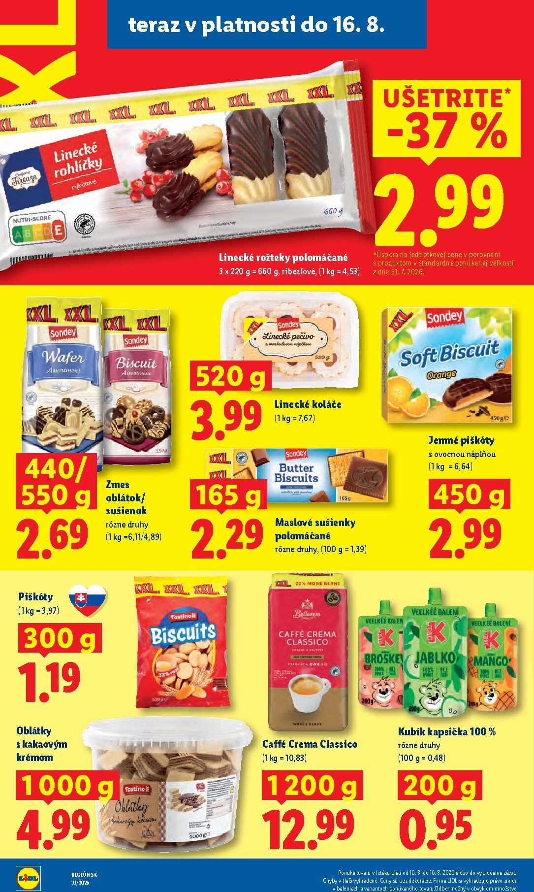 lidl - Aktuálny Lidl leták od pondelka, 10.08.2026 do nedele, 16.08.2026 - page: 52