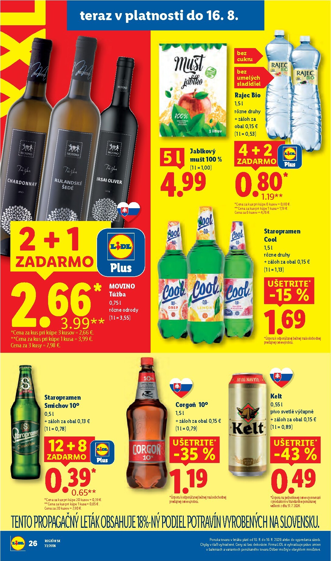 lidl - Aktuálny Lidl leták od pondelka, 10.08.2026 do nedele, 16.08.2026 - page: 54