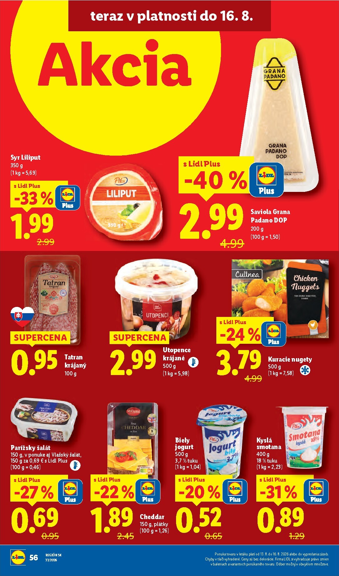 lidl - Aktuálny Lidl leták od pondelka, 10.08.2026 do nedele, 16.08.2026 - page: 34