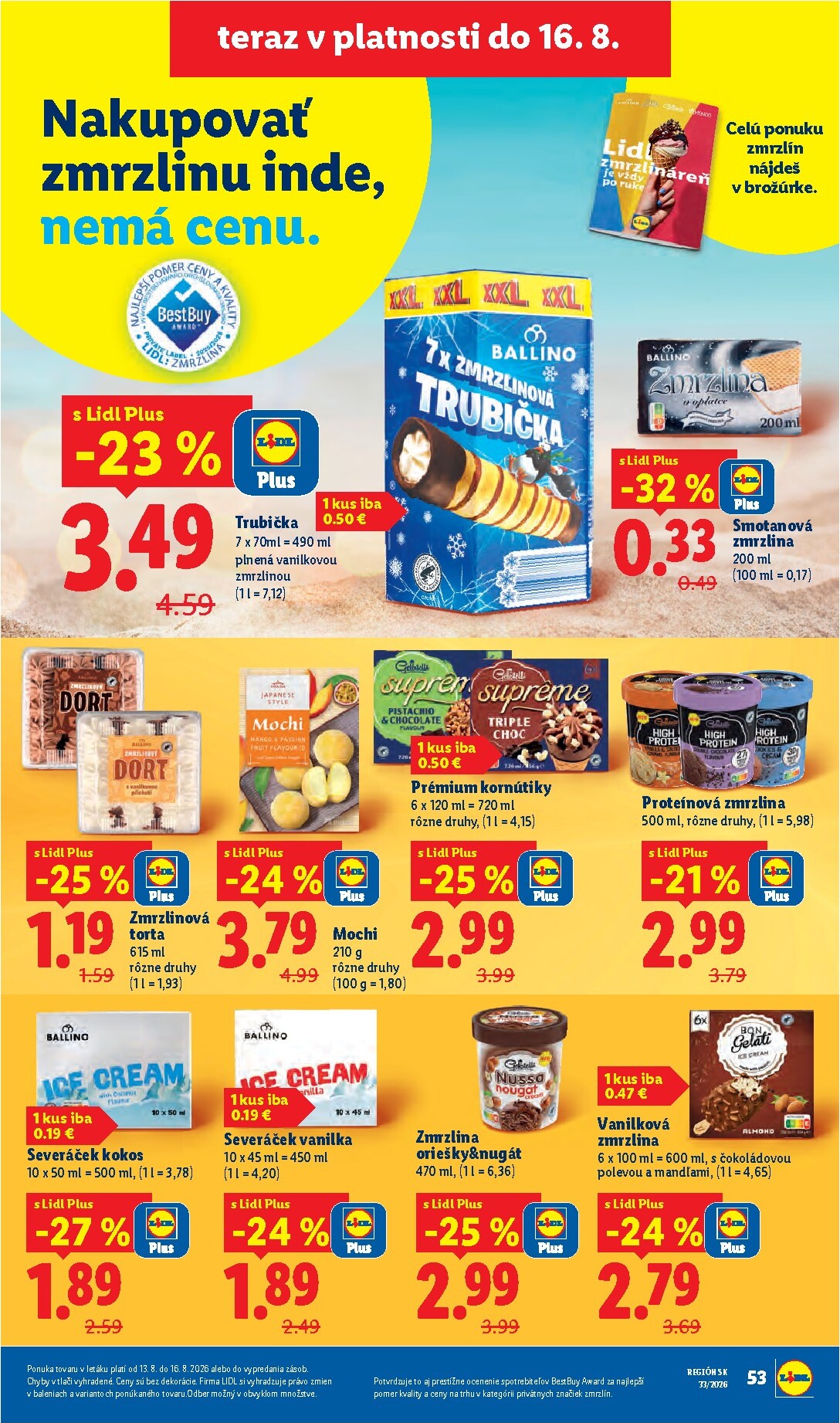 lidl - Aktuálny Lidl leták od pondelka, 10.08.2026 do nedele, 16.08.2026 - page: 32