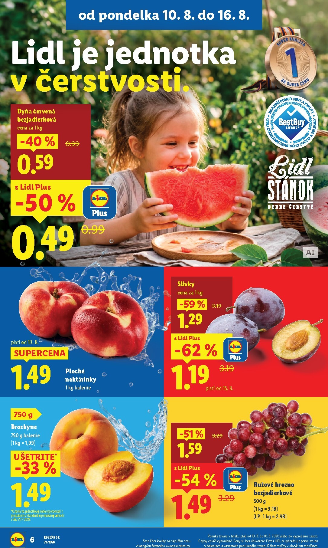 lidl - Aktuálny Lidl leták od pondelka, 10.08.2026 do nedele, 16.08.2026 - page: 12