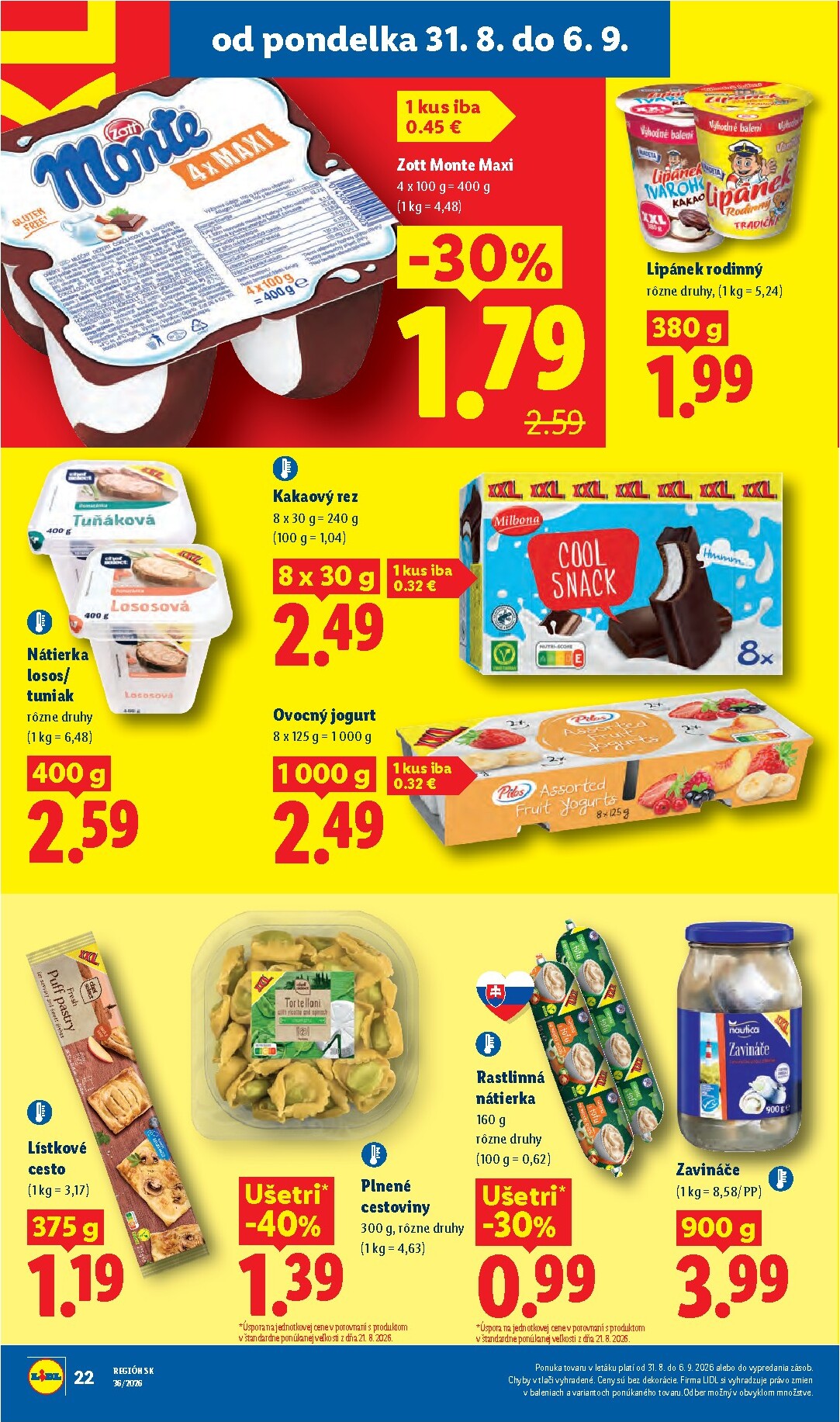 lidl - Aktuálny Lidl leták od pondelka, 31.08.2026 do nedele, 06.09.2026 - page: 30