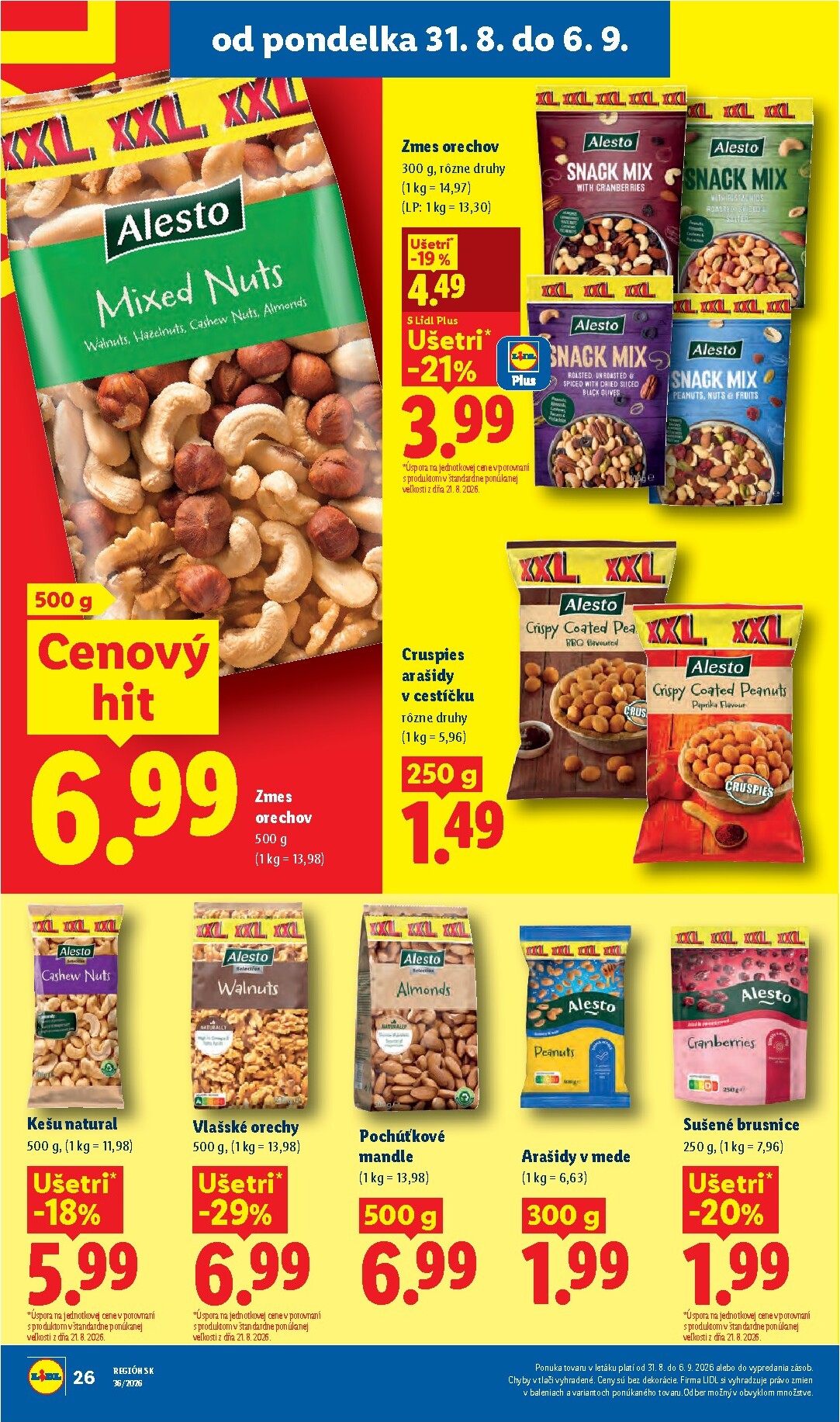 lidl - Aktuálny Lidl leták od pondelka, 31.08.2026 do nedele, 06.09.2026 - page: 34