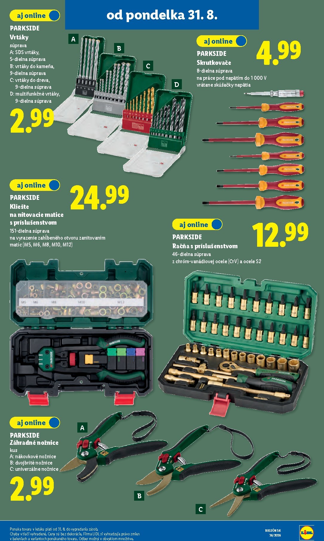 lidl - Aktuálny Lidl leták od pondelka, 31.08.2026 do nedele, 06.09.2026 - page: 58