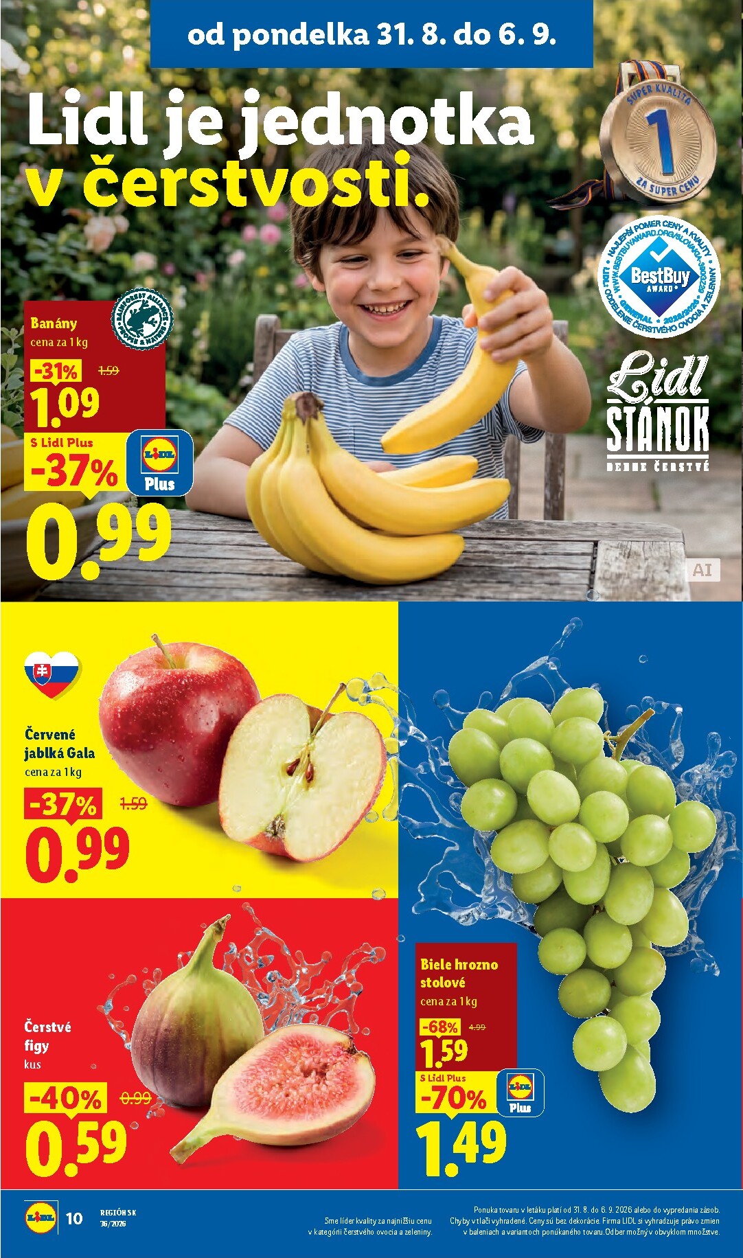 lidl - Aktuálny Lidl leták od pondelka, 31.08.2026 do nedele, 06.09.2026 - page: 10