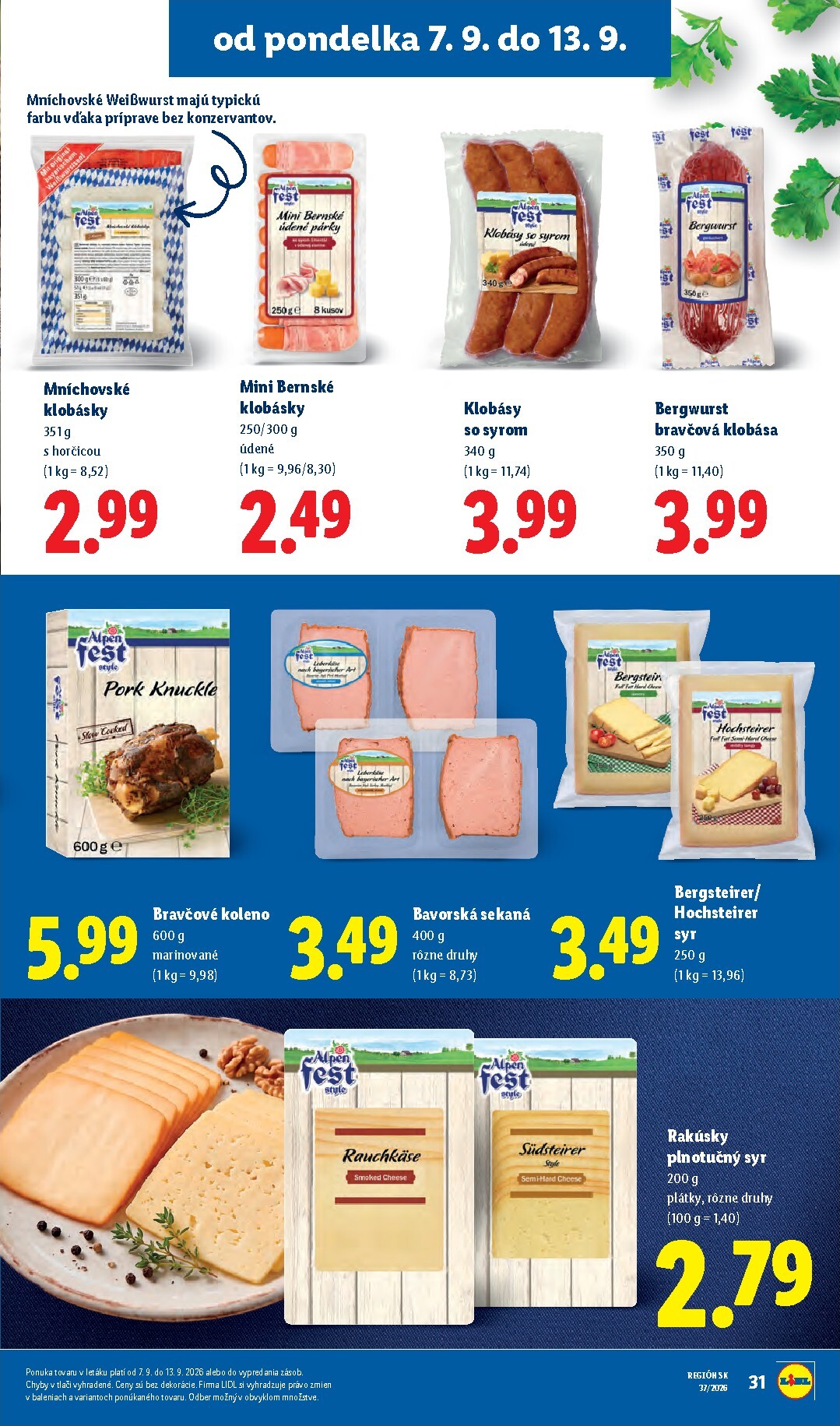 lidl - Nový Lidl leták od pondelka, 07.09.2026 do nedele, 13.09.2026 - page: 35