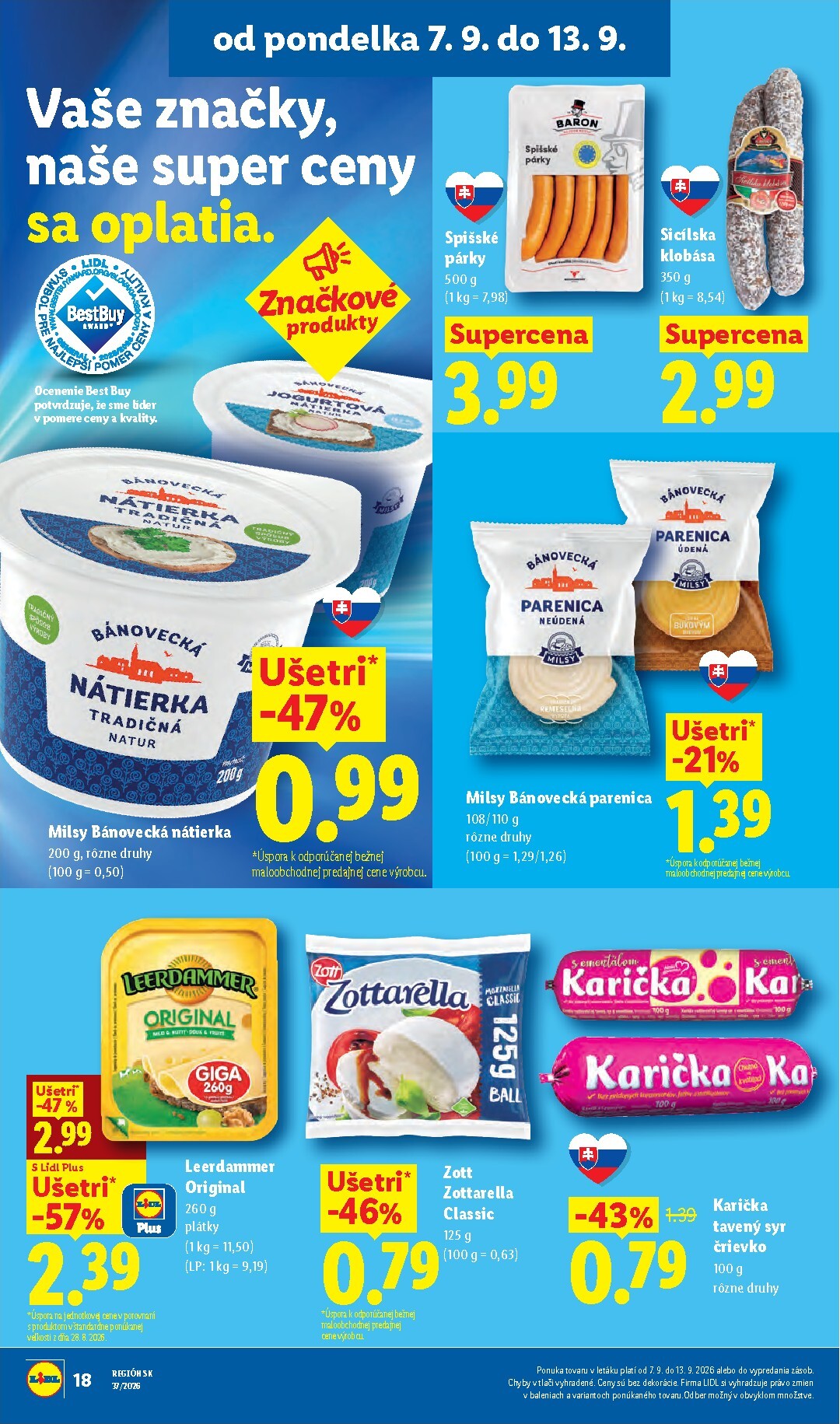 lidl - Nový Lidl leták od pondelka, 07.09.2026 do nedele, 13.09.2026 - page: 20