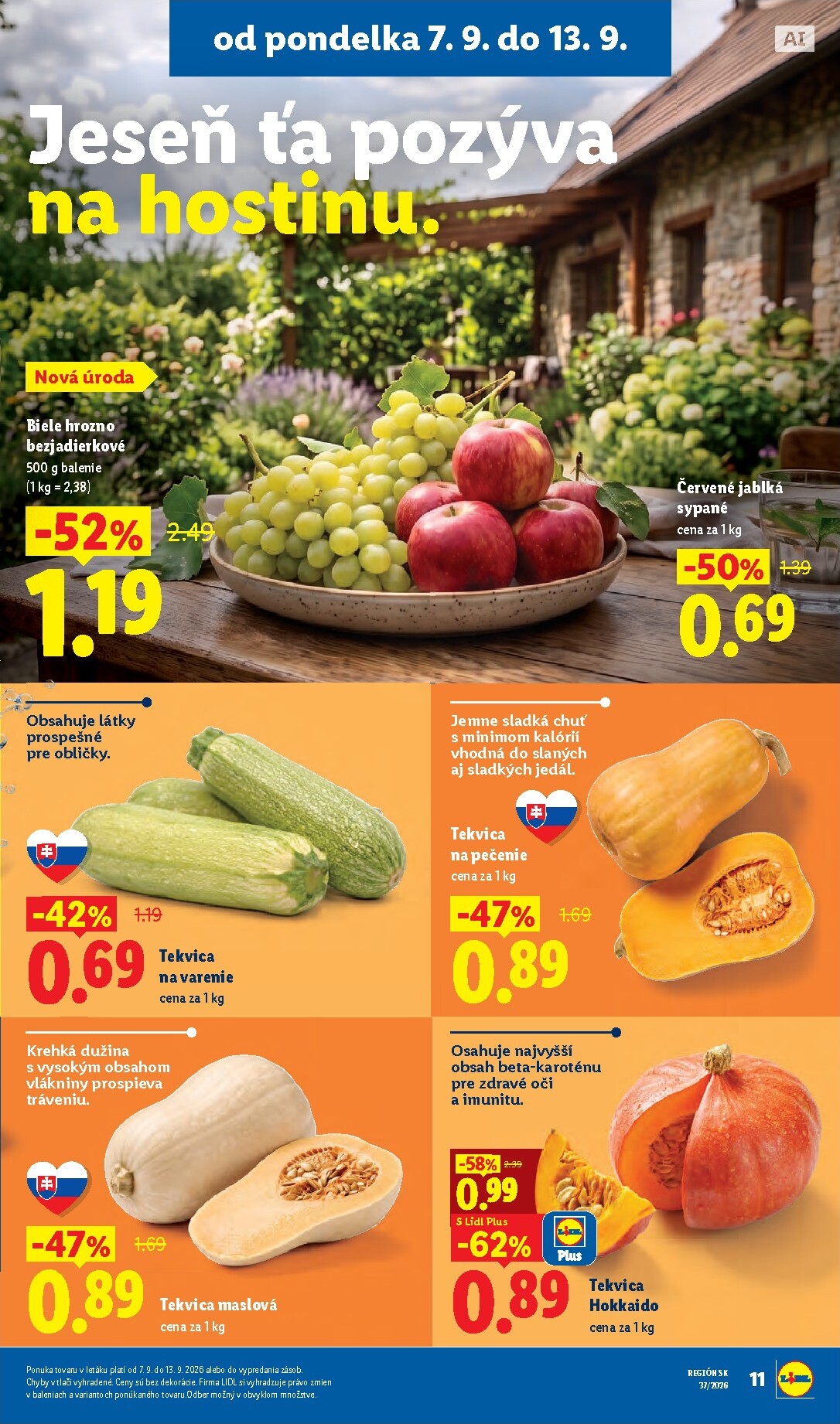 lidl - Nový Lidl leták od pondelka, 07.09.2026 do nedele, 13.09.2026 - page: 13