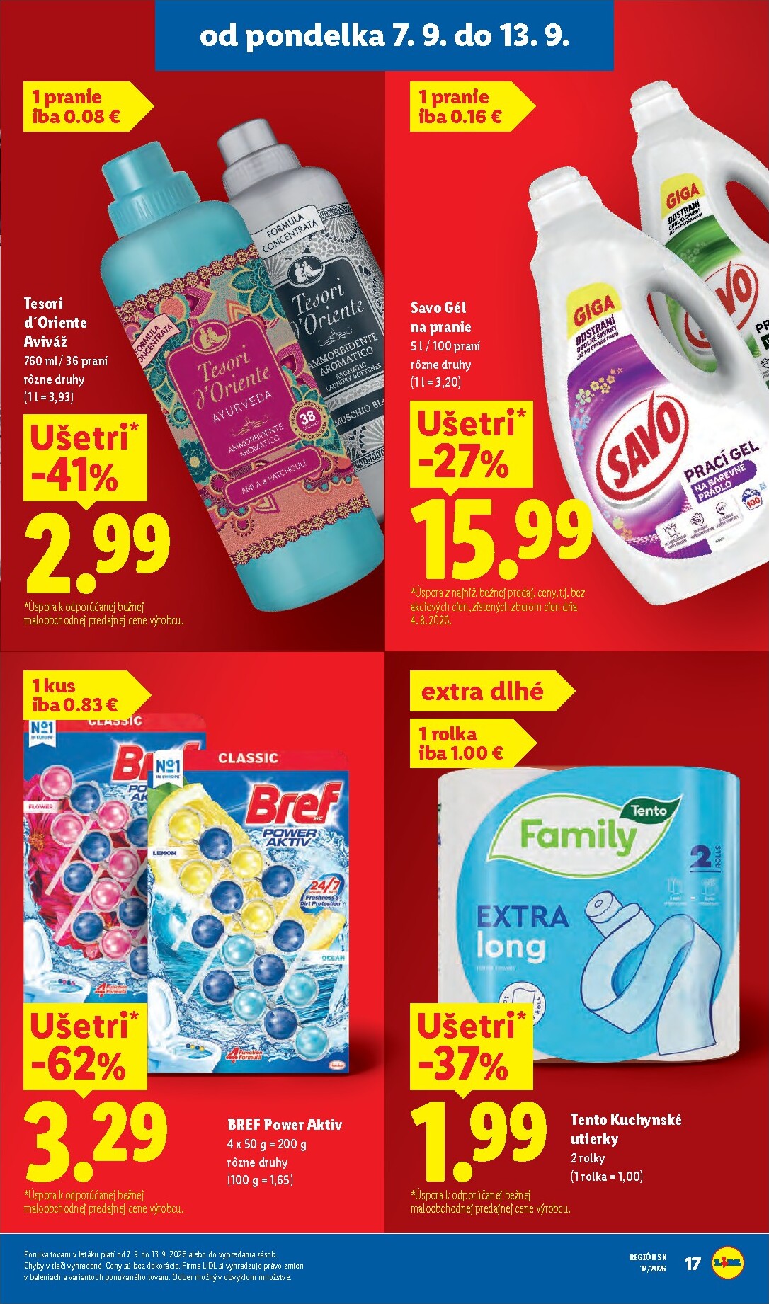 lidl - Aktuálny Lidl leták od pondelka, 07.09.2026 do nedele, 13.09.2026 - page: 25