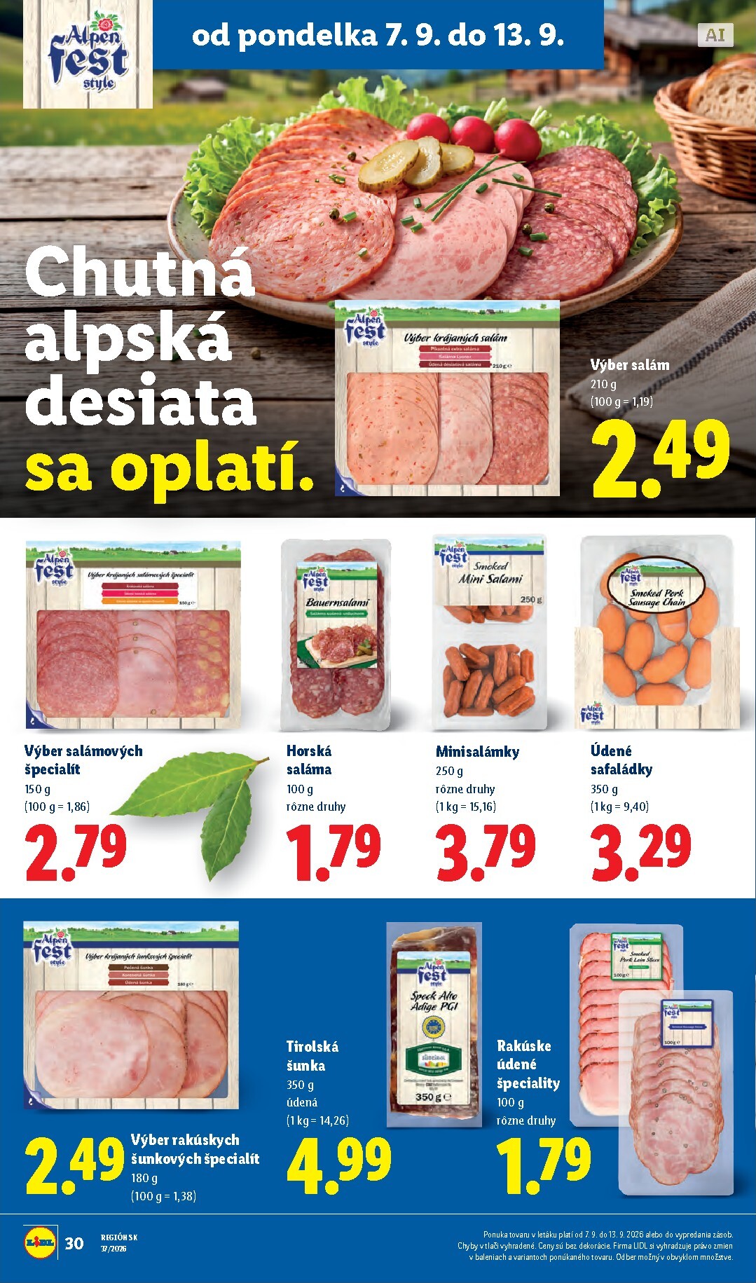 lidl - Aktuálny Lidl leták od pondelka, 07.09.2026 do nedele, 13.09.2026 - page: 40