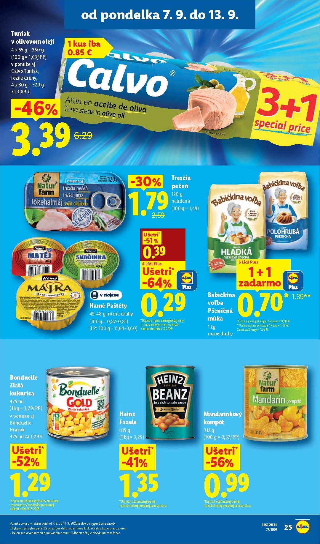 lidl - Aktuálny Lidl leták od pondelka, 07.09.2026 do nedele, 13.09.2026 - page: 33