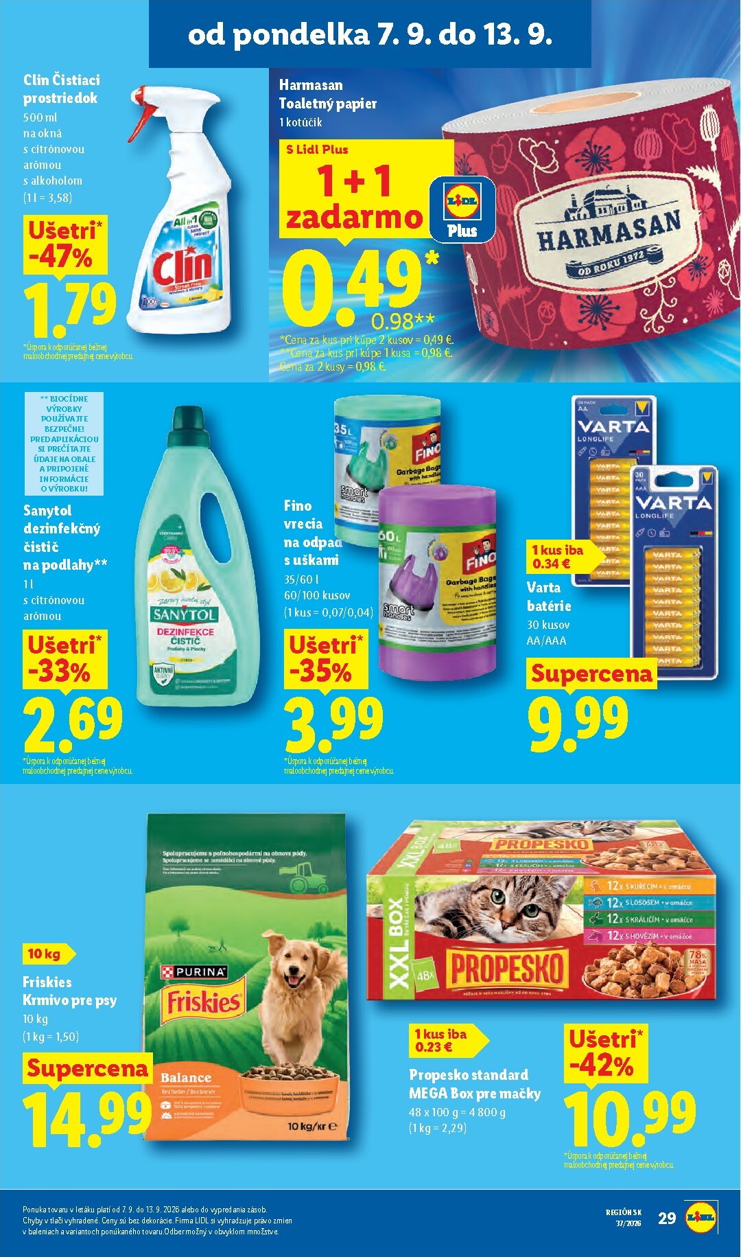 lidl - Aktuálny Lidl leták od pondelka, 07.09.2026 do nedele, 13.09.2026 - page: 39