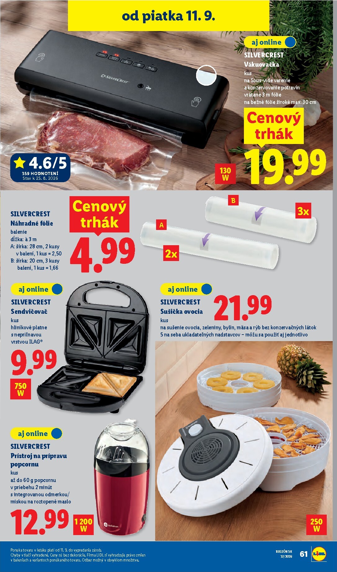lidl - Aktuálny Lidl leták od pondelka, 07.09.2026 do nedele, 13.09.2026 - page: 95