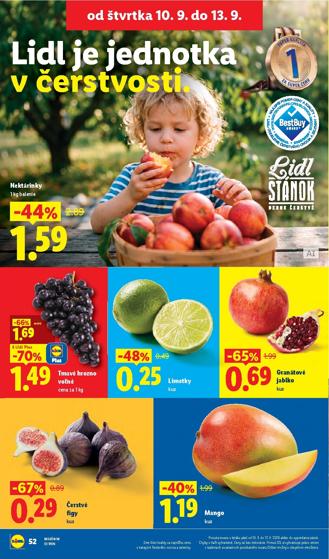 lidl - Aktuálny Lidl leták od pondelka, 07.09.2026 do nedele, 13.09.2026 - page: 70