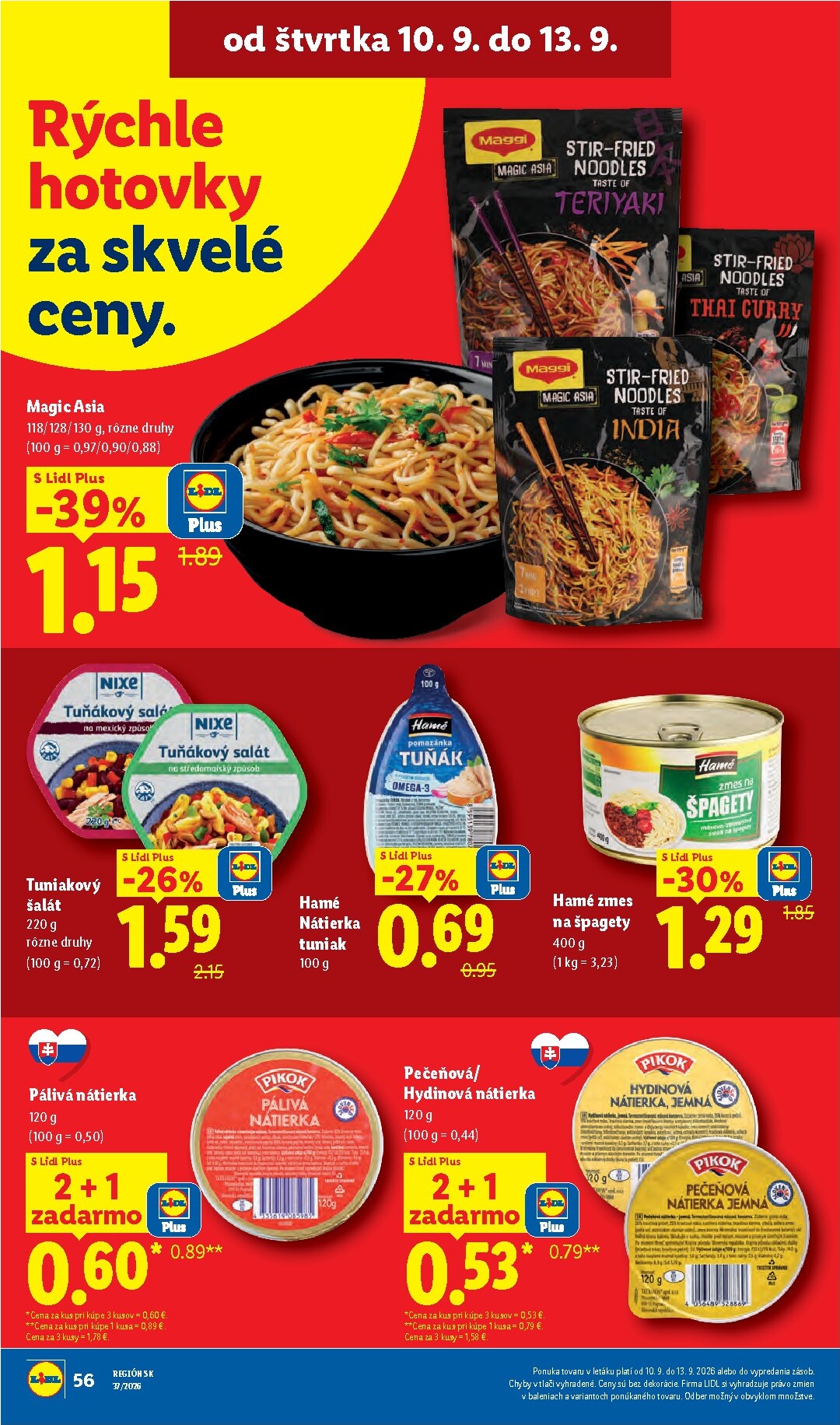 lidl - Aktuálny Lidl leták od pondelka, 07.09.2026 do nedele, 13.09.2026 - page: 74