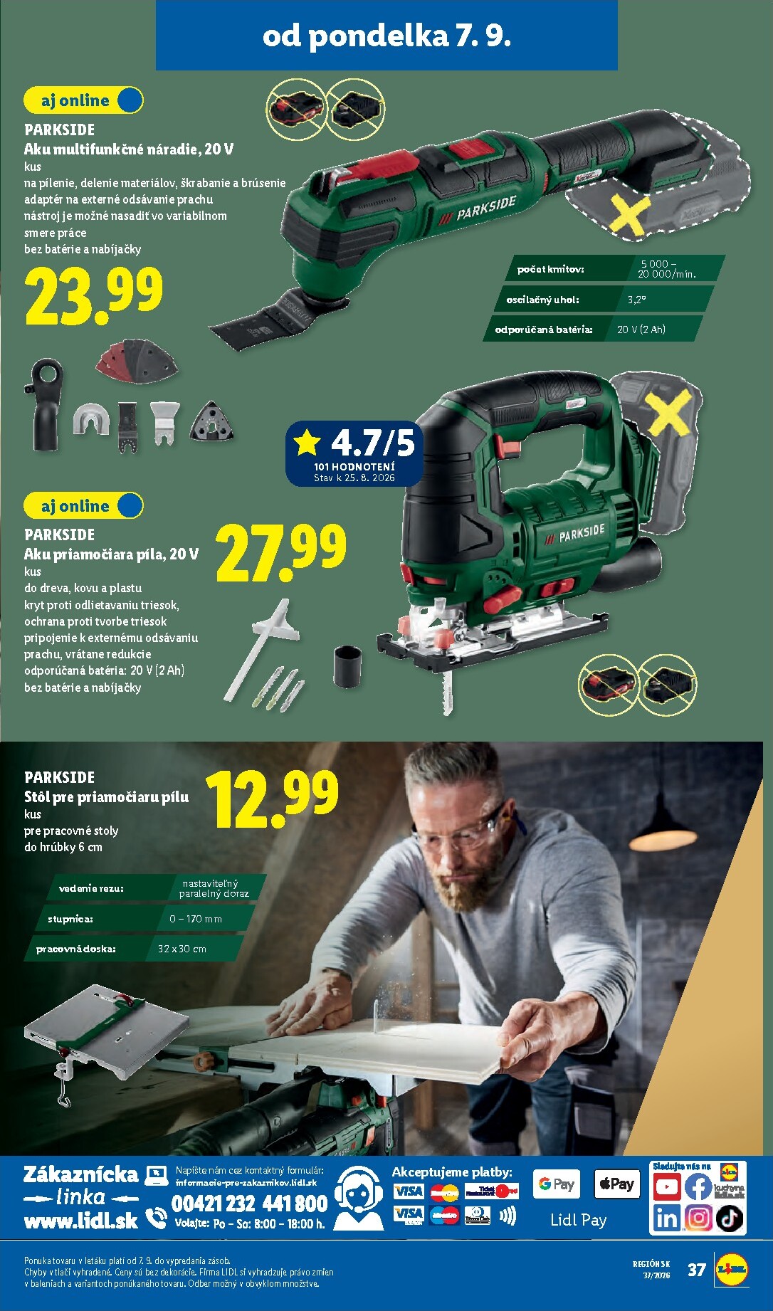lidl - Aktuálny Lidl leták od pondelka, 07.09.2026 do nedele, 13.09.2026 - page: 59