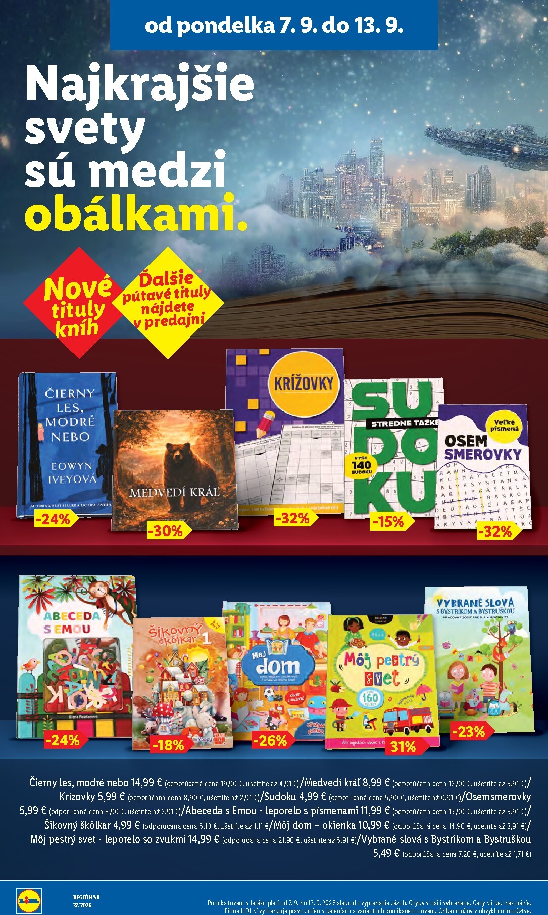 lidl - Aktuálny Lidl leták od pondelka, 07.09.2026 do nedele, 13.09.2026 - page: 54